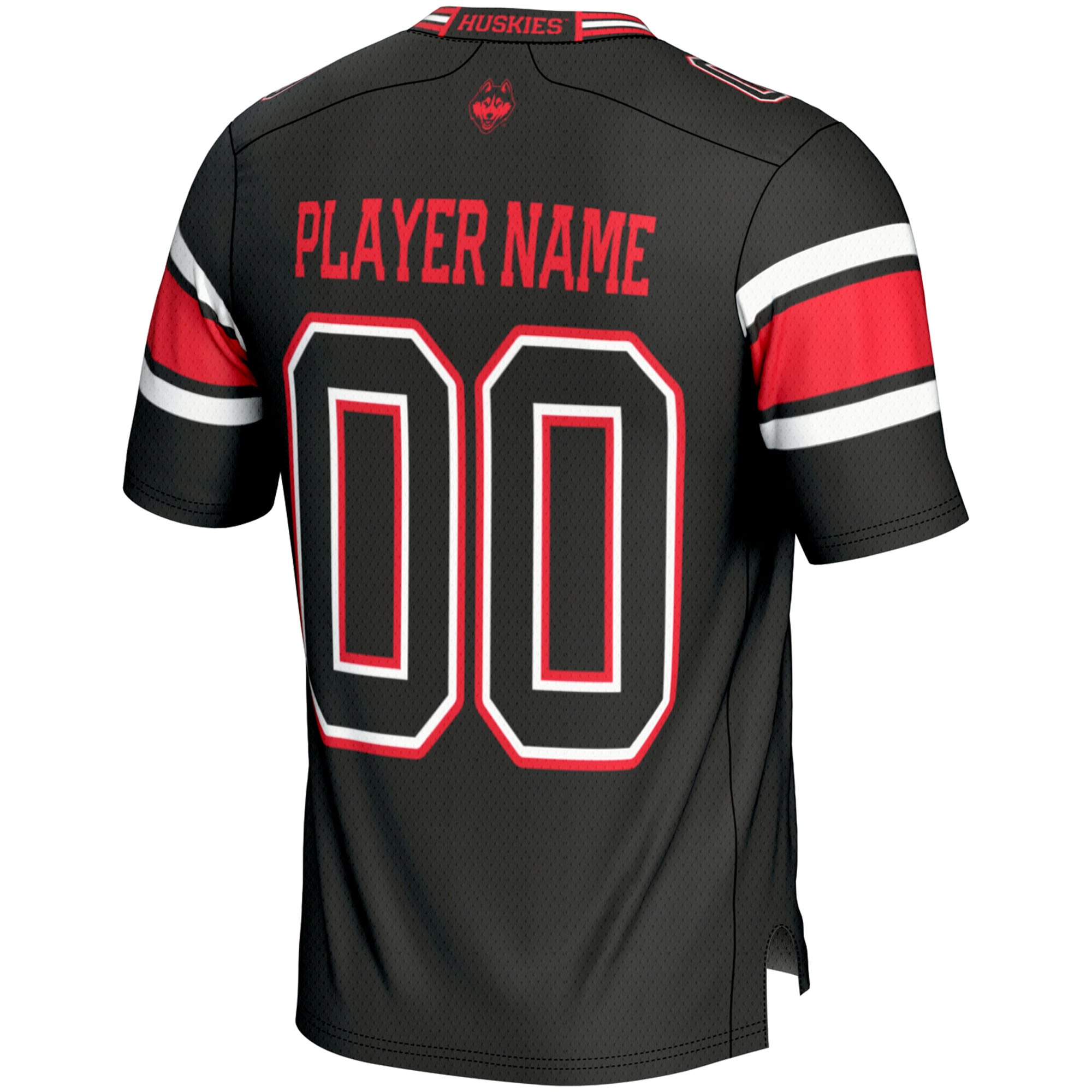 UConn Huskies Football Jersey Black - back view