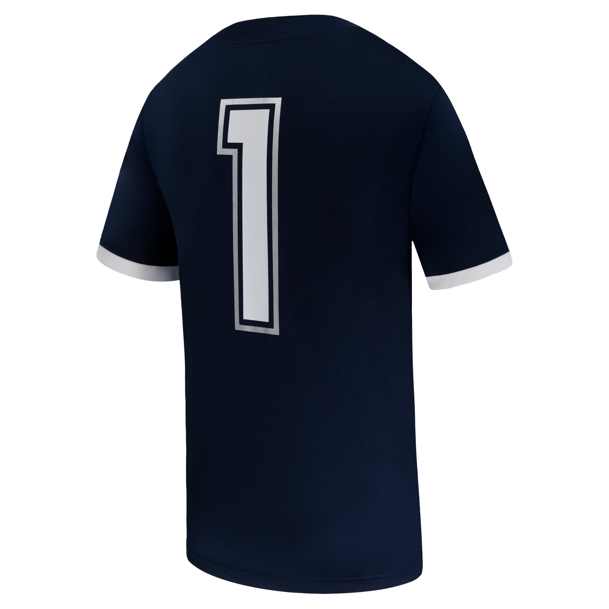 #1 UConn Huskies Football Jersey Navy - back view