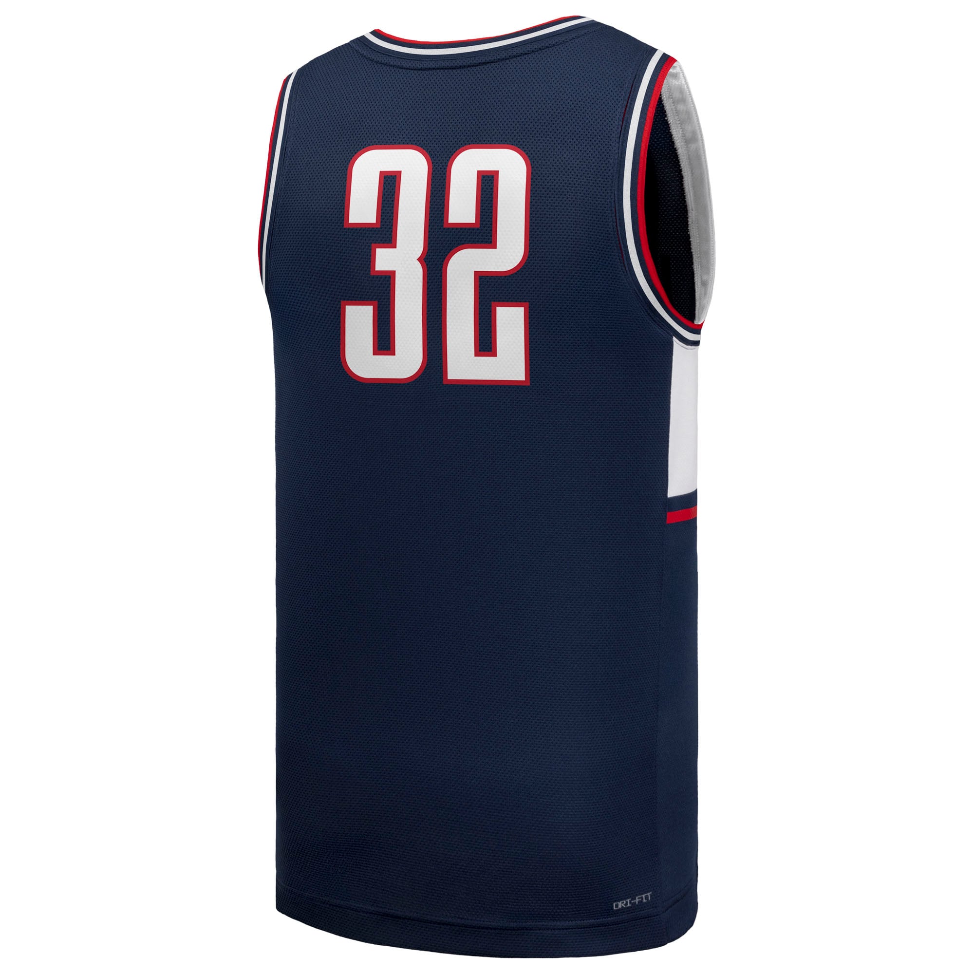 #32 UConn Huskies Retro Jersey Navy - back view