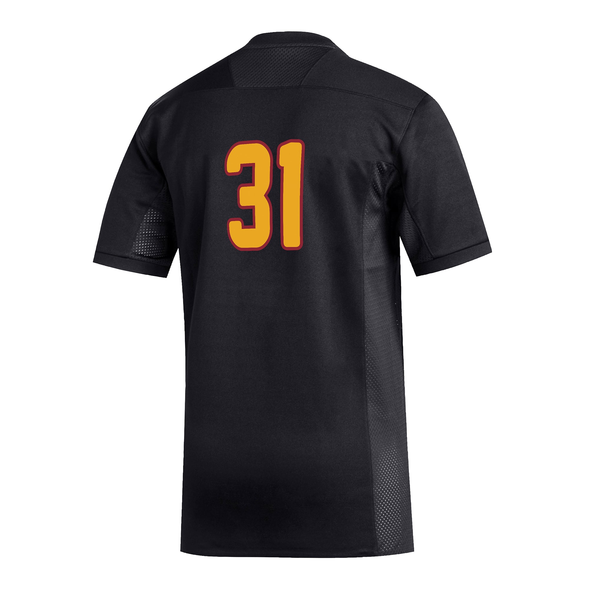 #31 ULM Warhawks Football Jersey Black - back view