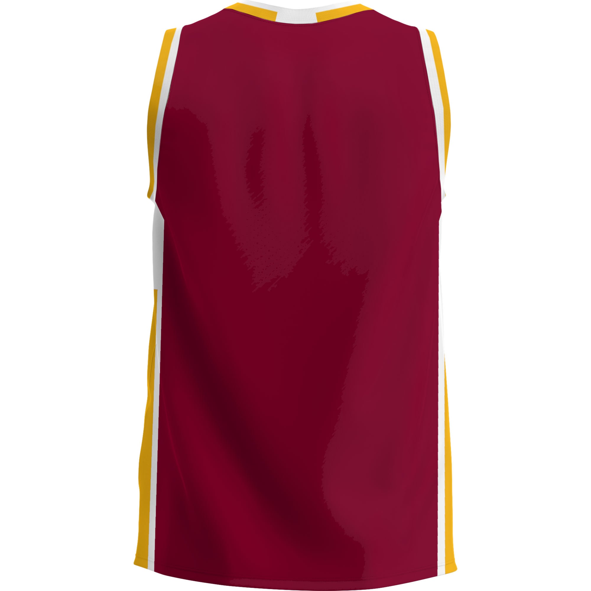 ULM Warhawks Lightweight Basketball Jersey Maroon - back view