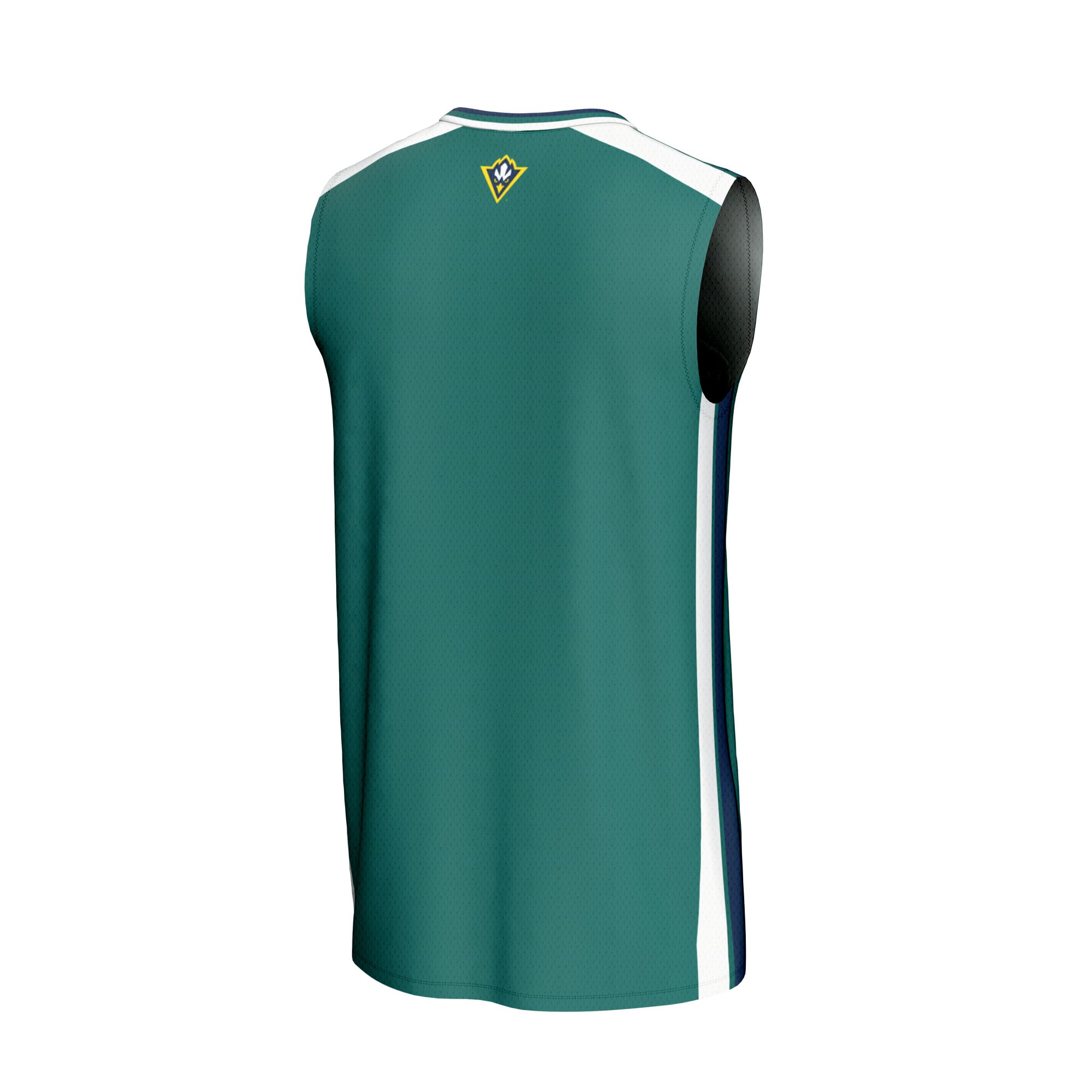 UNC Wilmington Seahawks Basketball Jersey Teal - back view