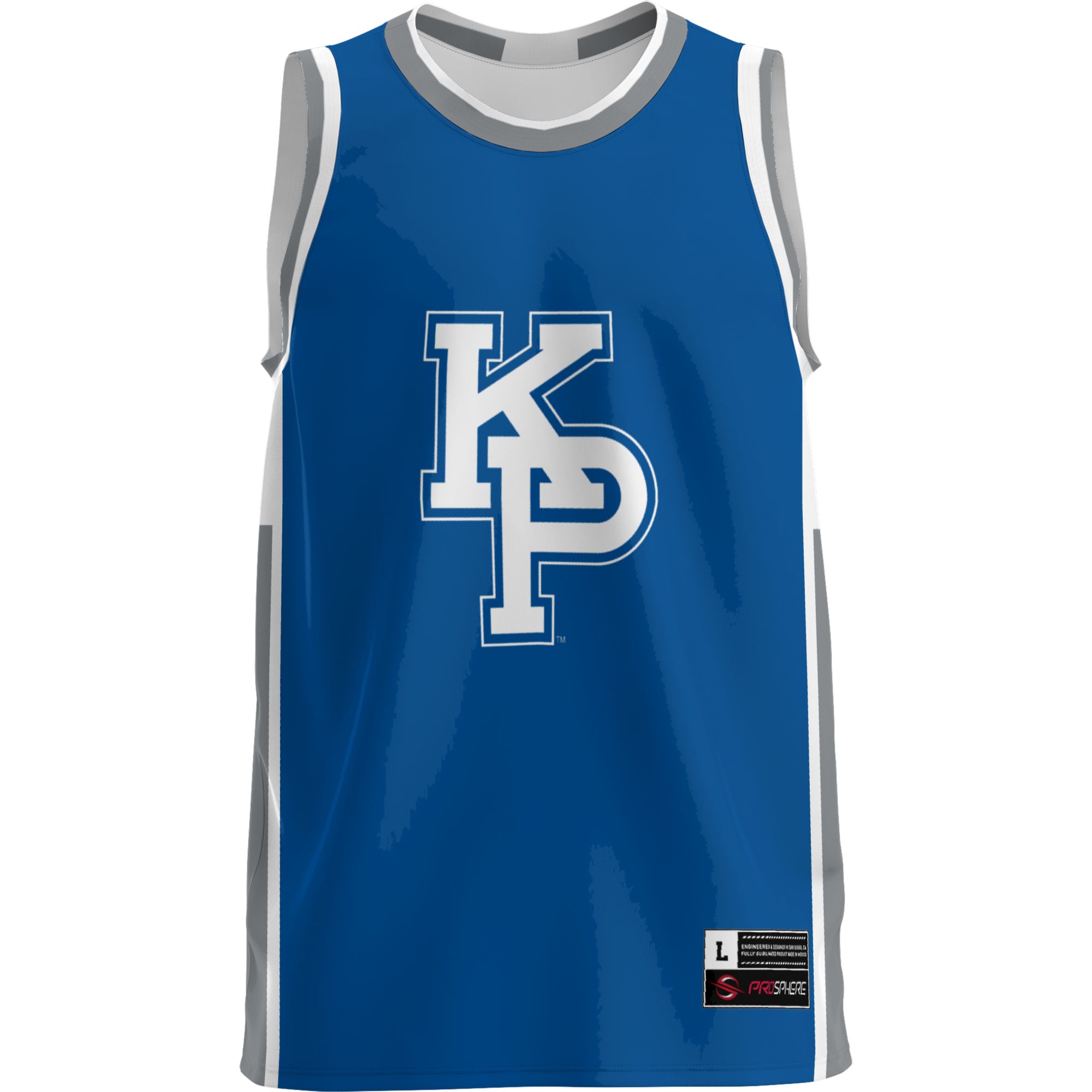 United States Marine Corps Lightweight Basketball Jersey Blue - front view