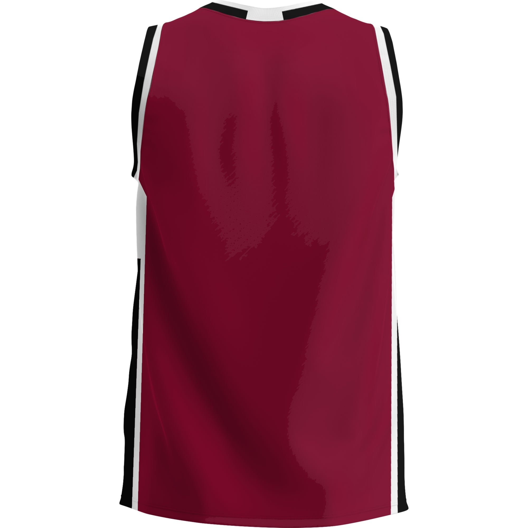 Ursinus Bears Lightweight Basketball Jersey Red - back view