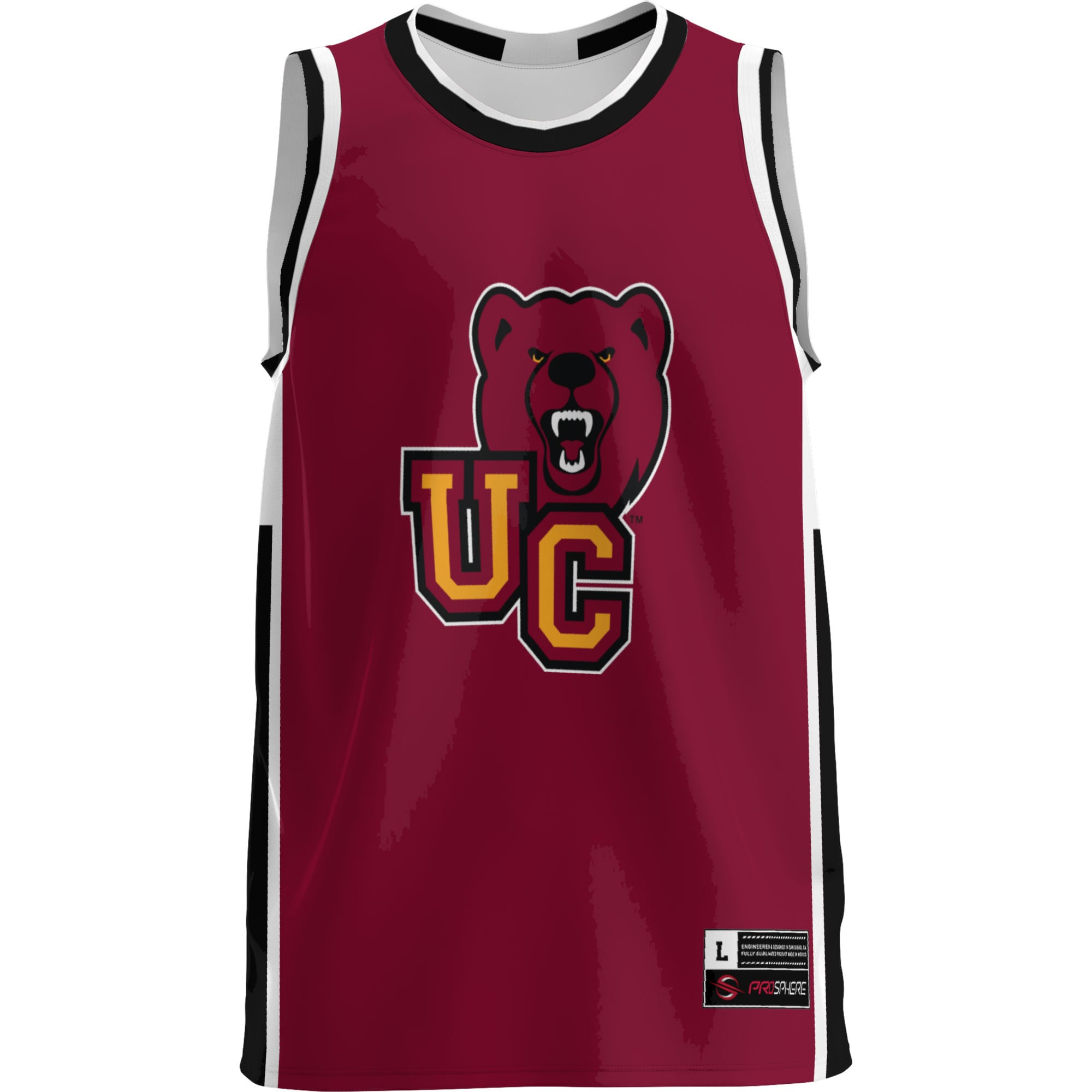 Ursinus Bears Lightweight Basketball Jersey Red - front view