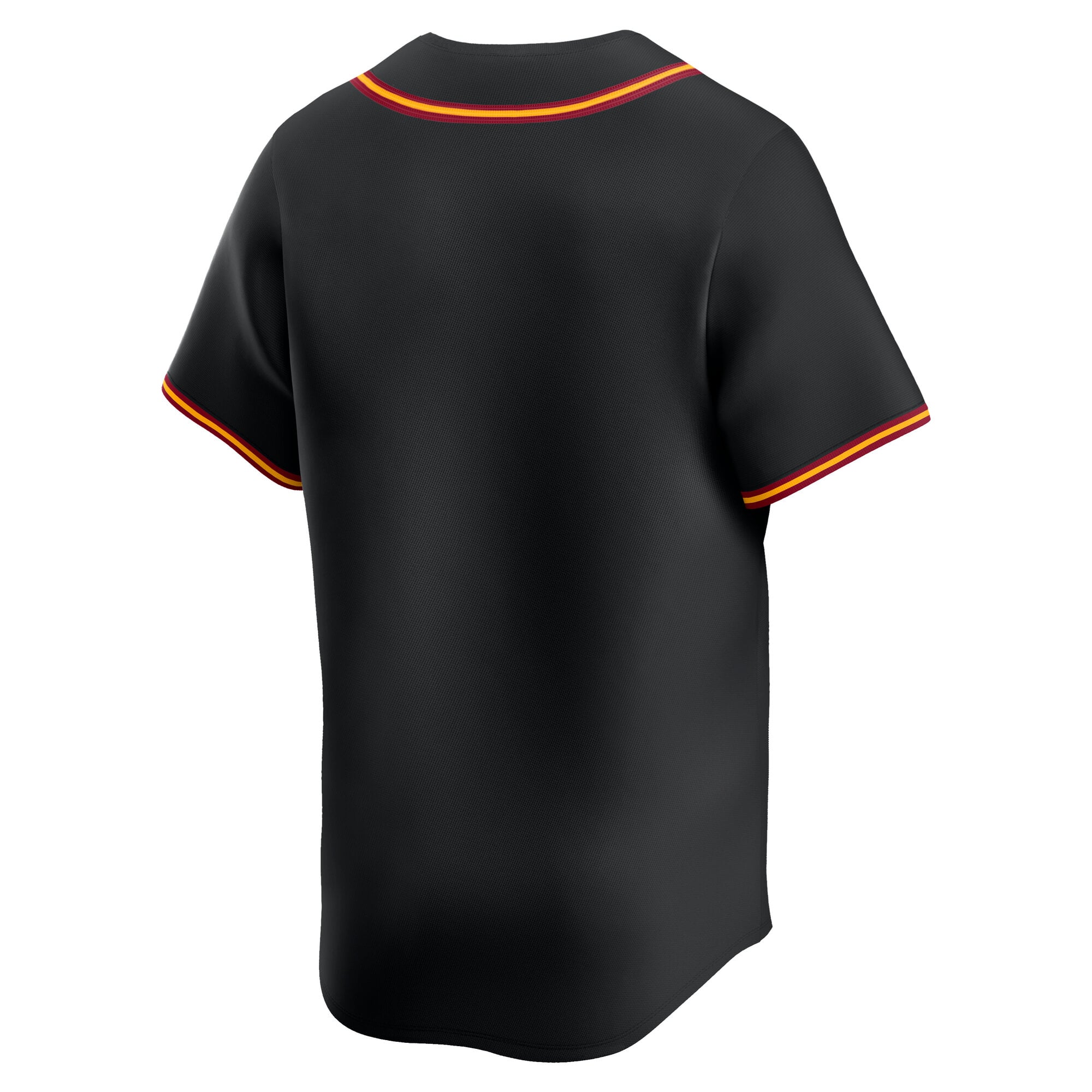 USC Trojans Baseball Jersey Black - back view