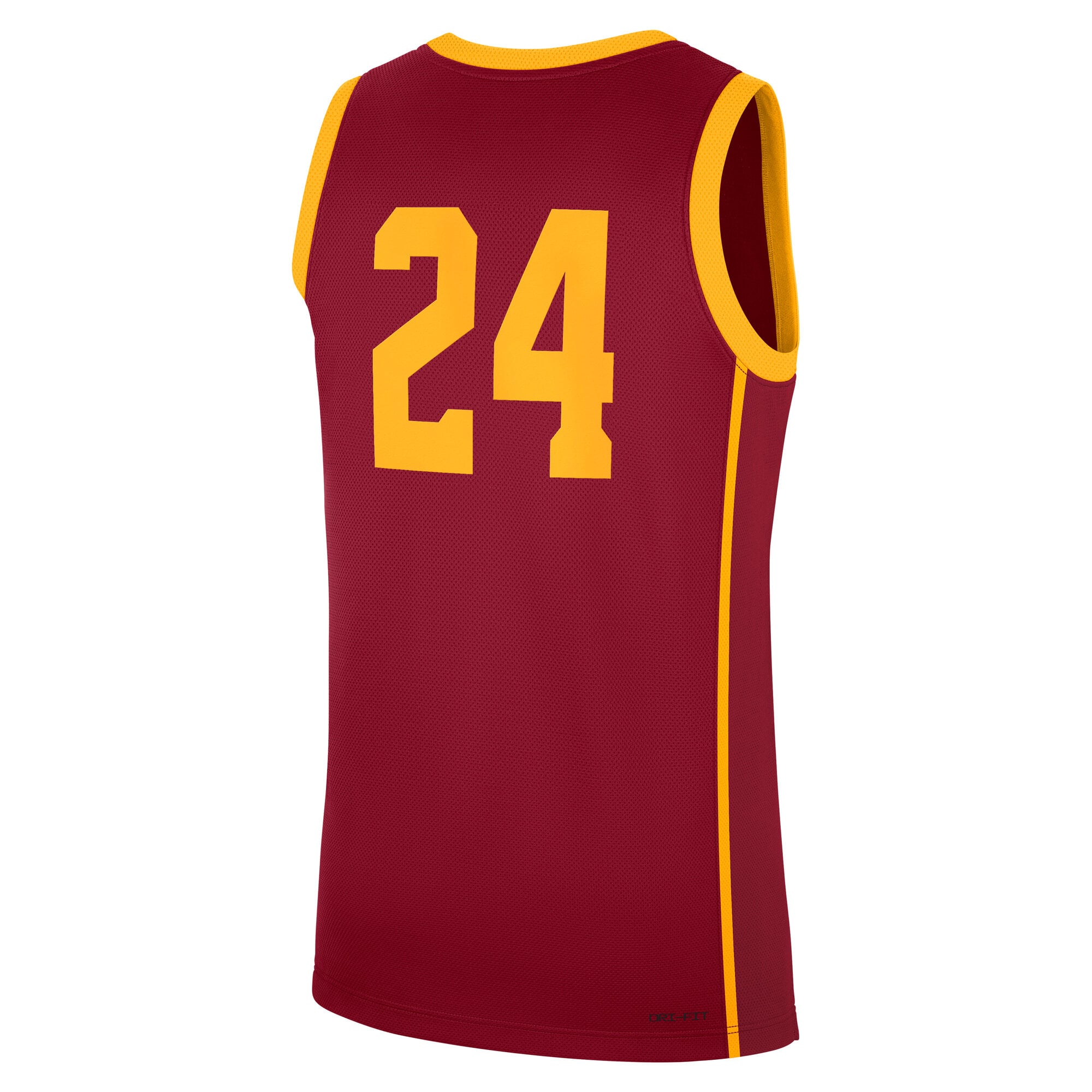 #24 USC Trojans Road Jersey Cardinal - back view