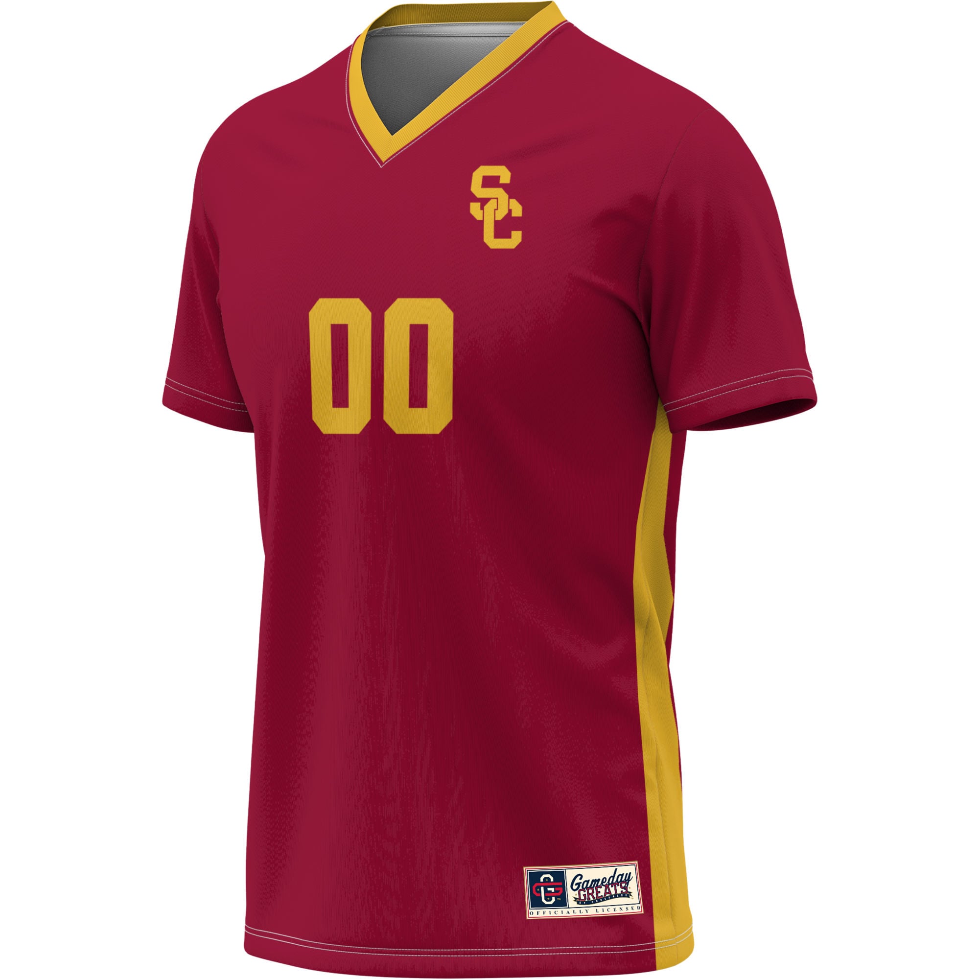 USC Trojans Youth Lightweight Soccer Jersey Cardinal - front view
