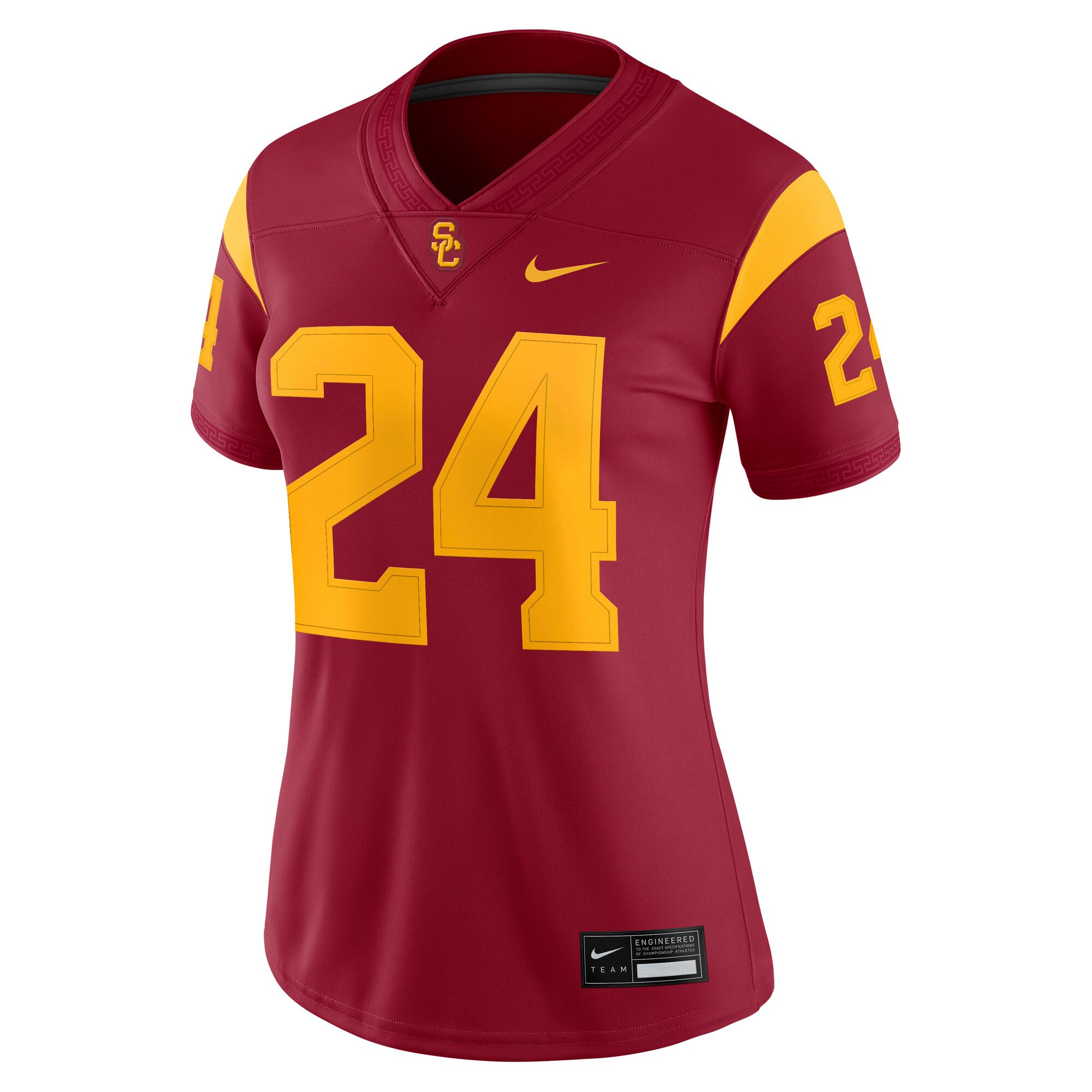 #24 USC Trojans Women's Jersey Cardinal - front view