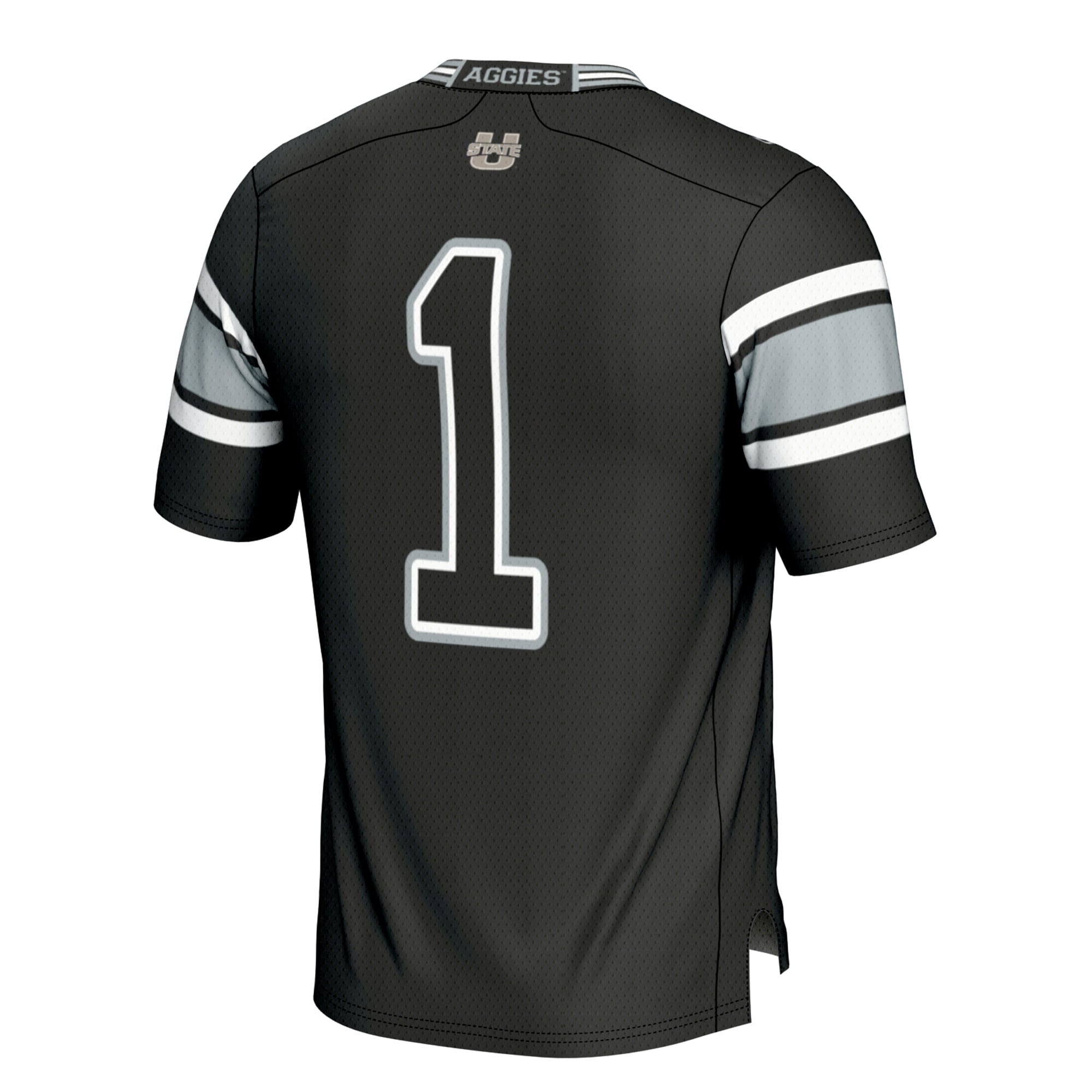 #1 Utah State Aggies Football Jersey Black - back view
