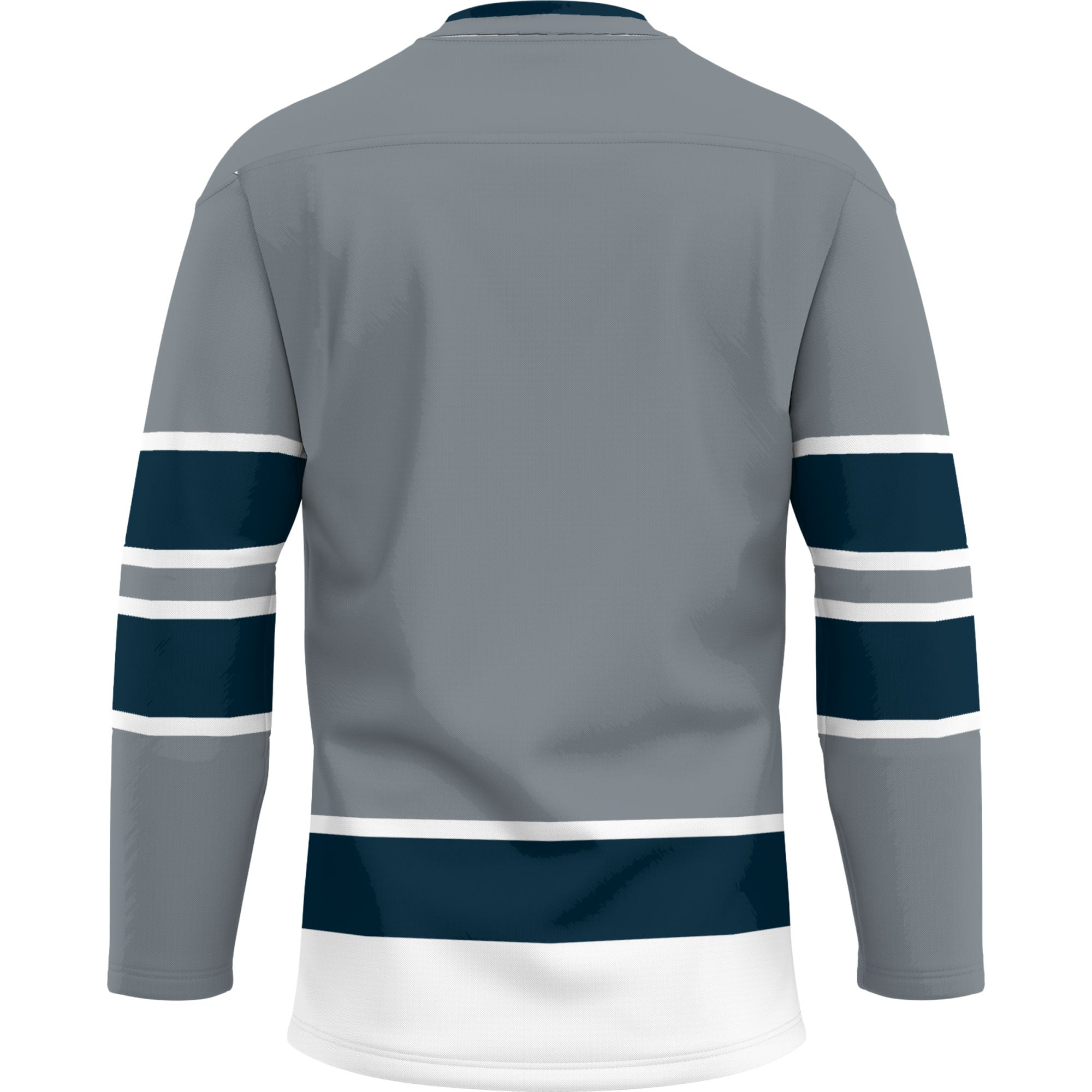 Utah State Aggies Hockey Jersey Blue - back view