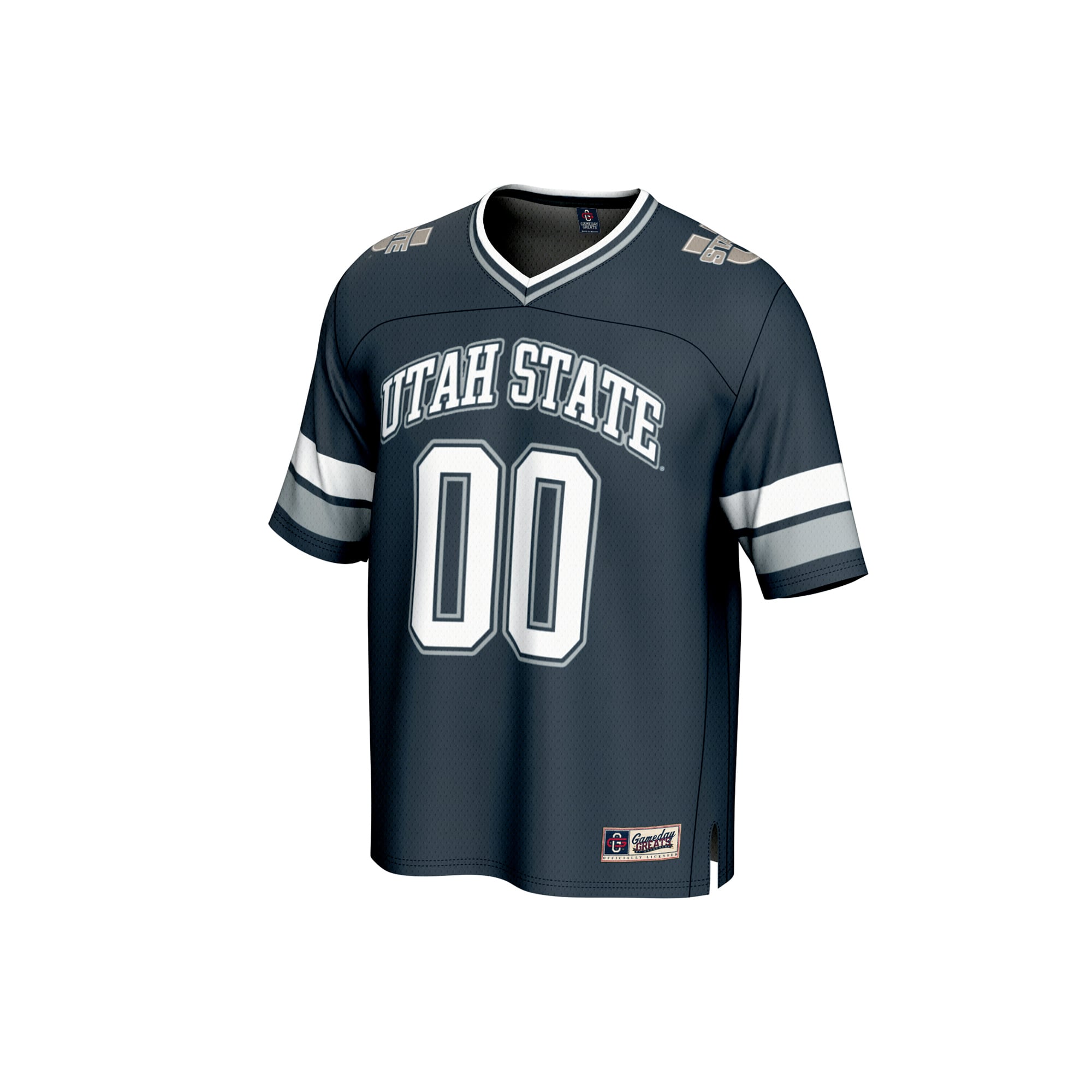 Utah State Aggies Unisex Football Fashion Jersey Navy - front view