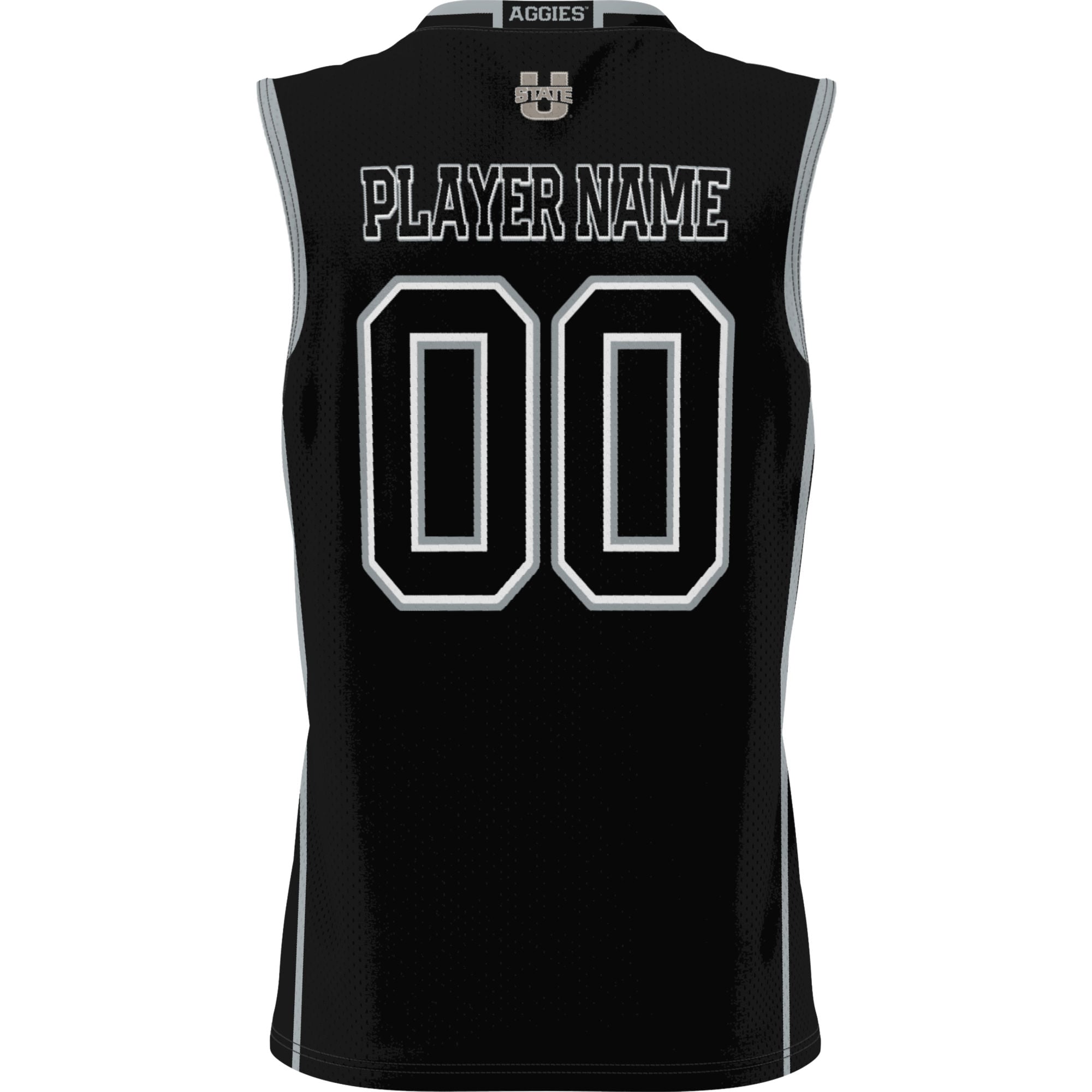 Utah State Aggies Youth Lightweight Women's Basketball Jersey Black - back view