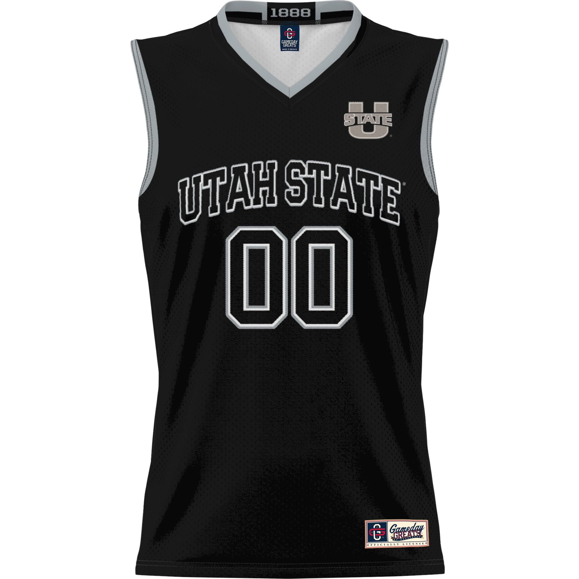 Utah State Aggies Youth Lightweight Women's Basketball Jersey Black - front view