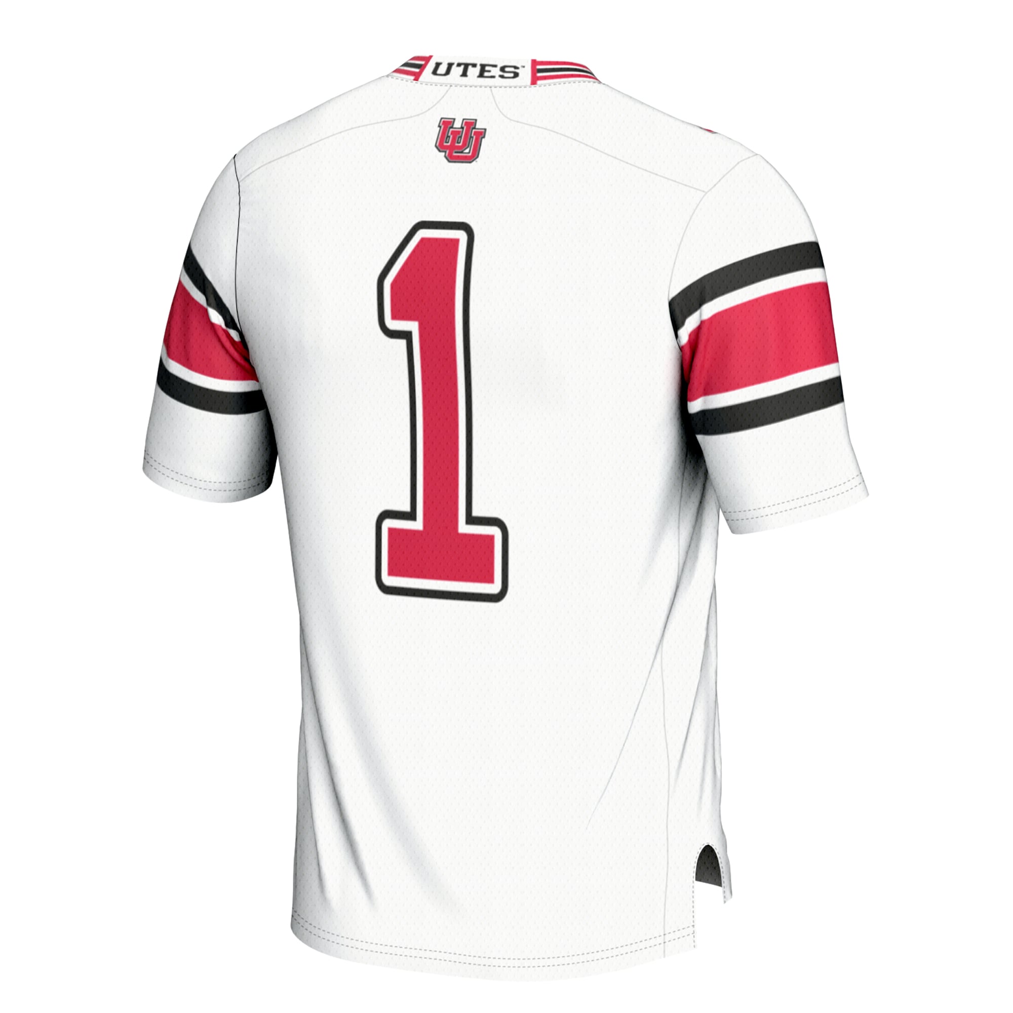 #1 Utah Utes Football Jersey Cardinal - back view