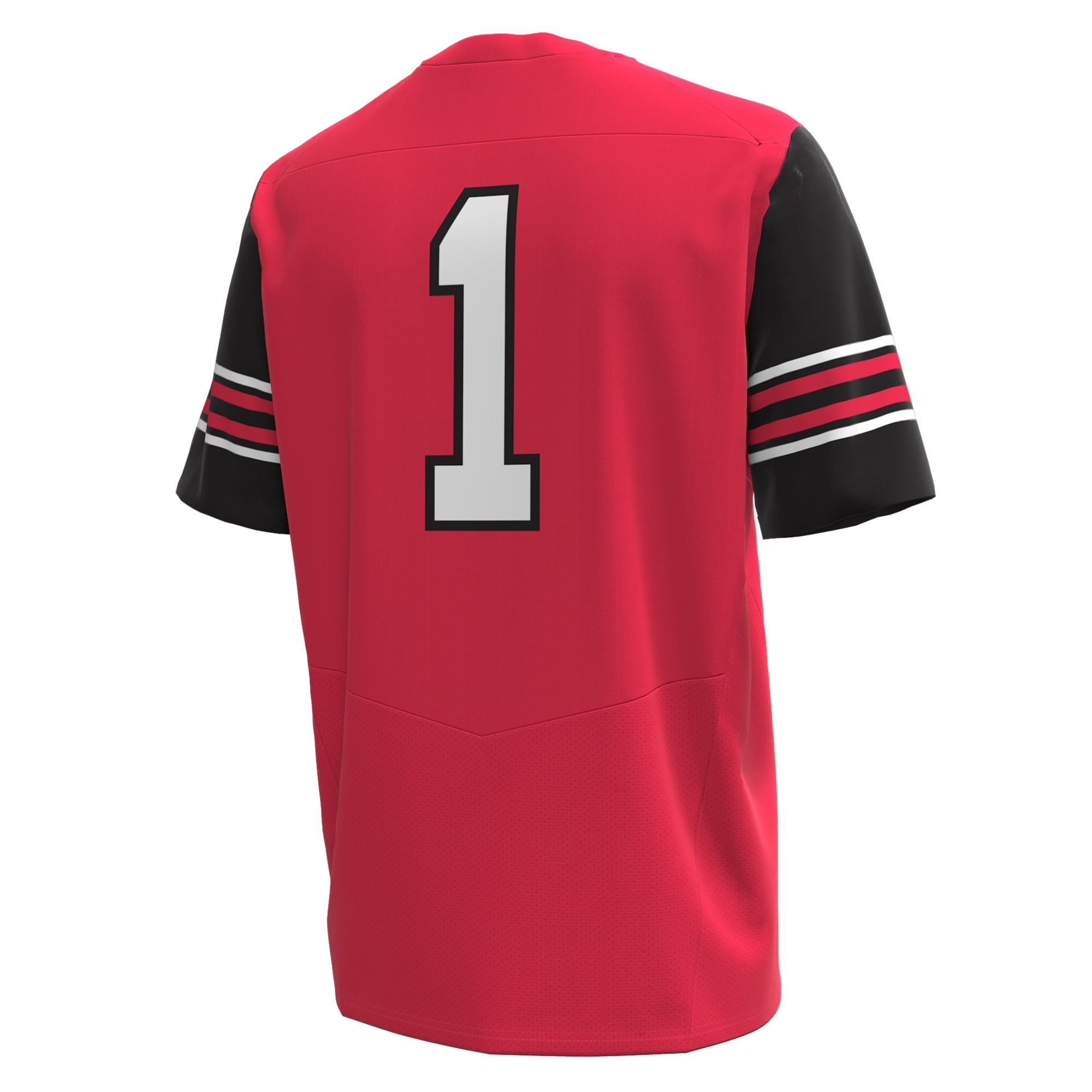#1 Utah Utes Football Jersey Red - back view