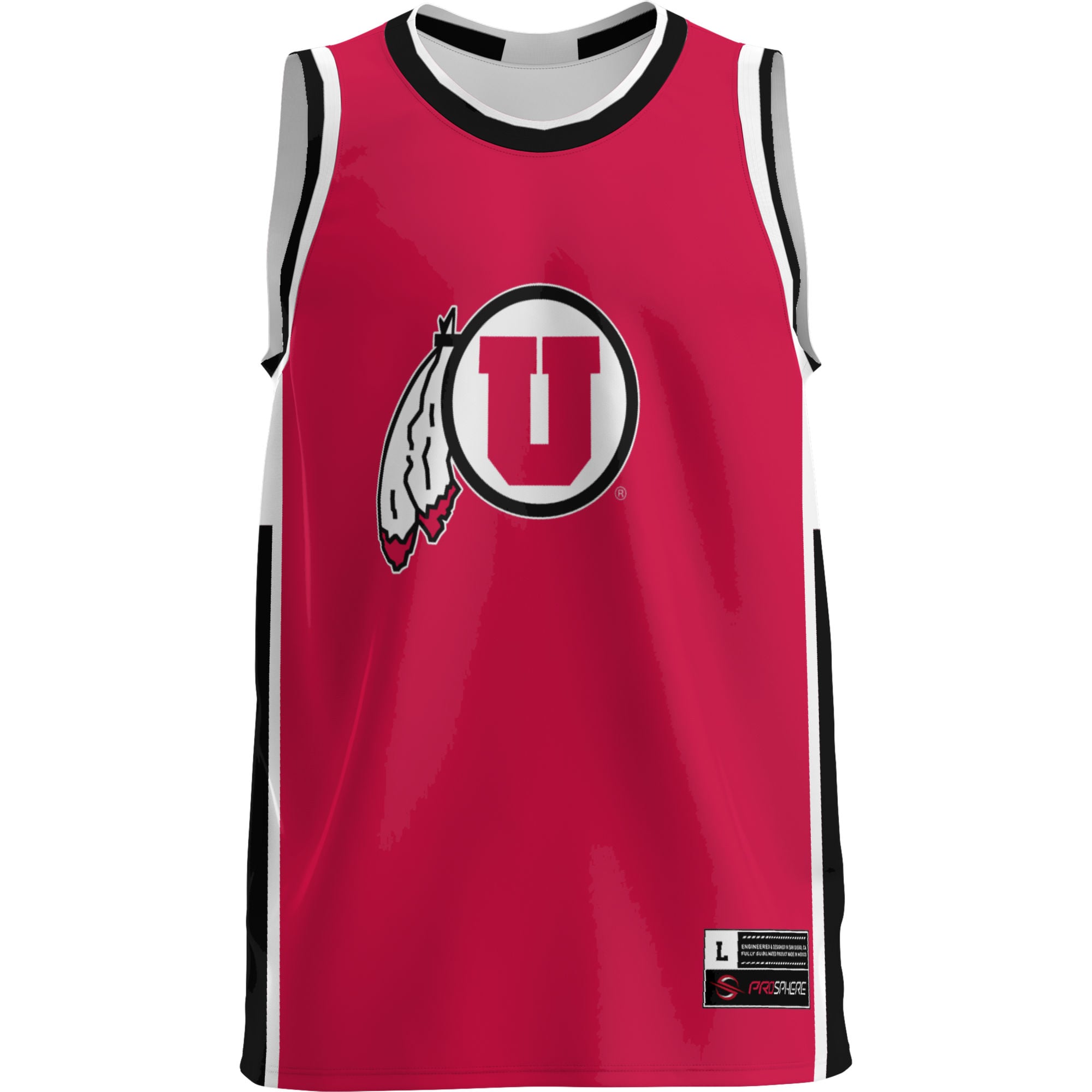 Utah Utes Lightweight Basketball Jersey Red - front view