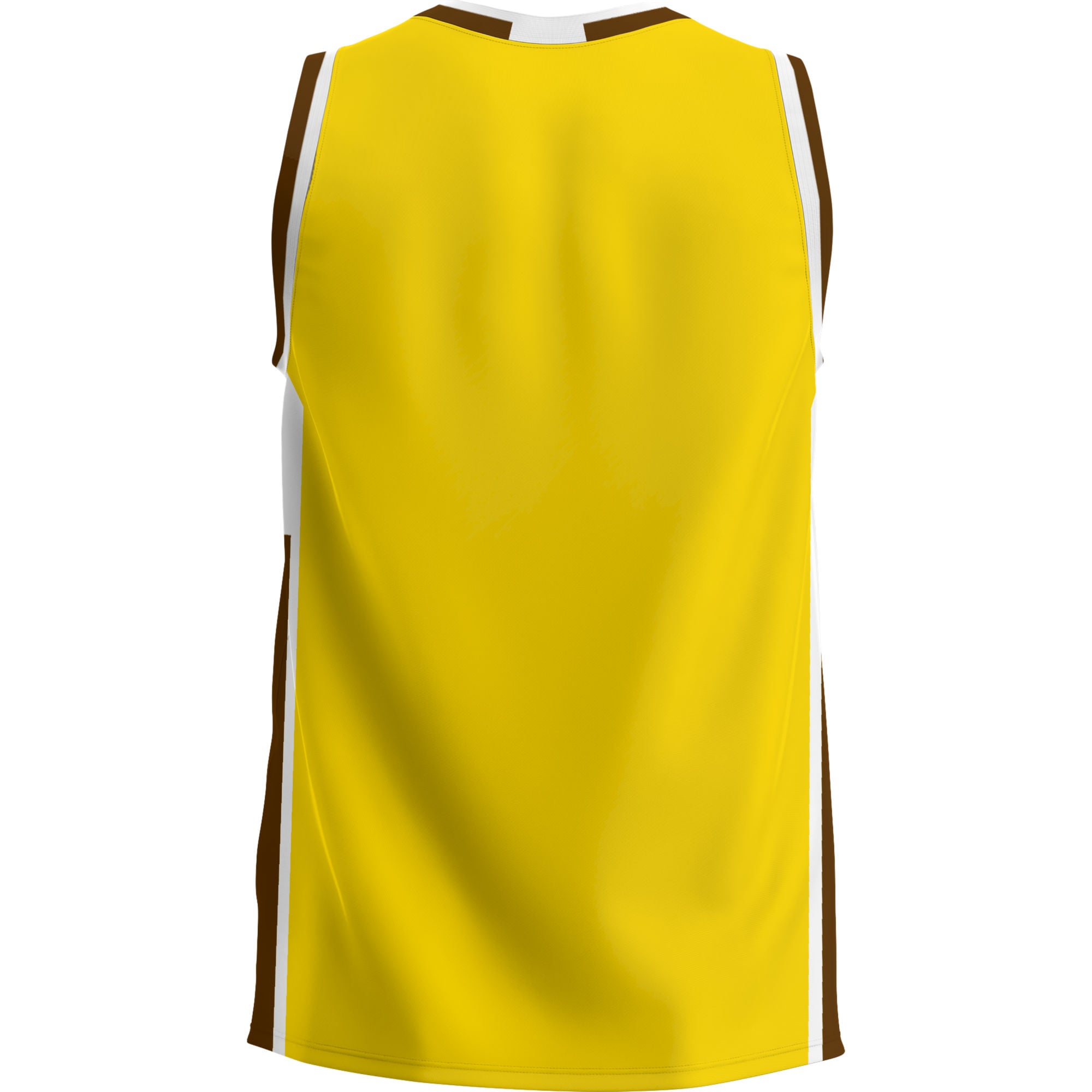 Valparaiso University Lightweight Basketball Jersey Gold - back view
