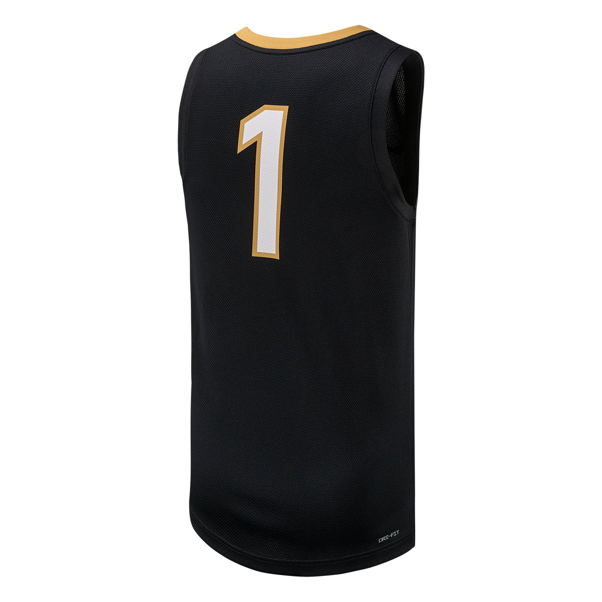 #1 Vanderbilt Commodores Basketball Jersey Black - back view