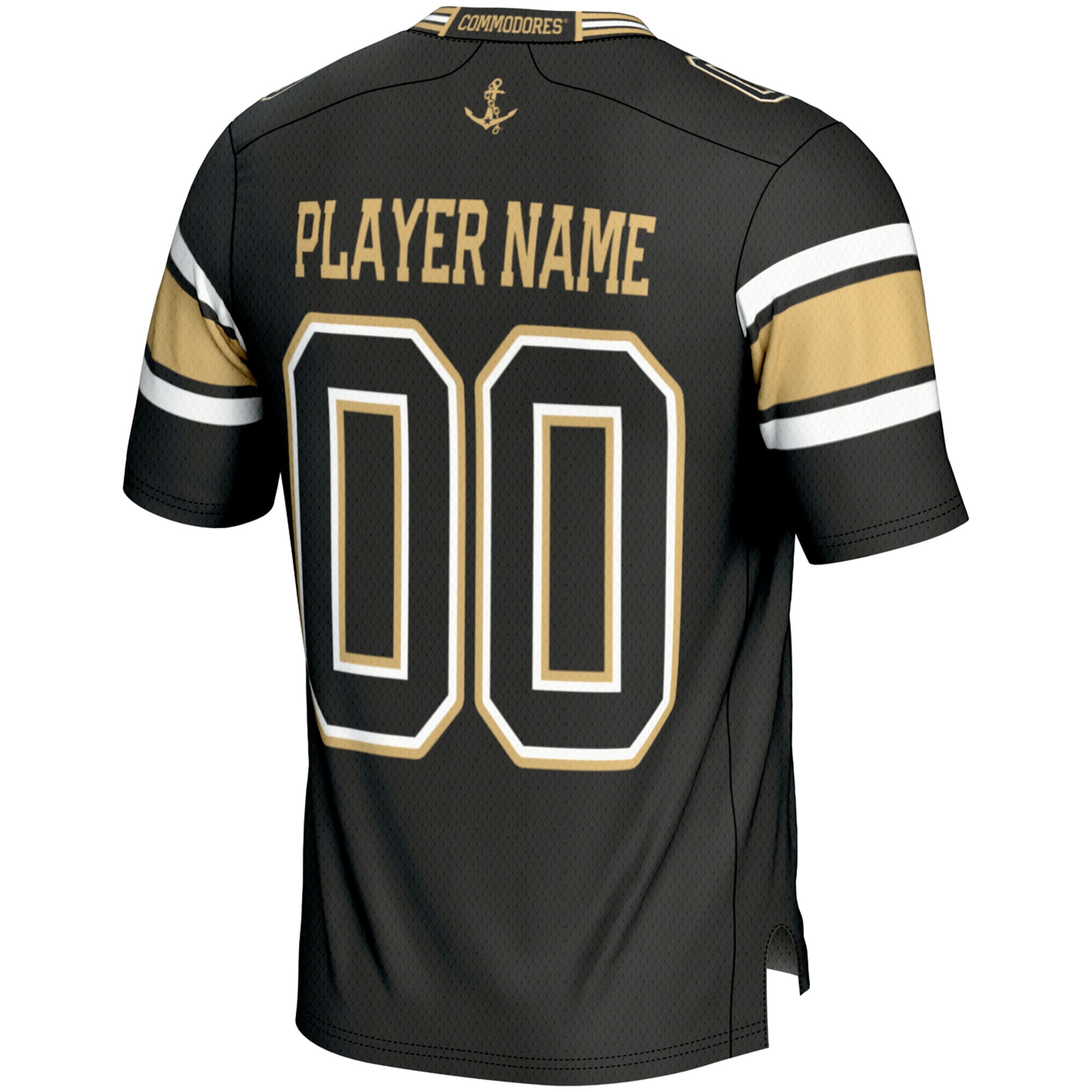 Vanderbilt Commodores Football Jersey Black - back view