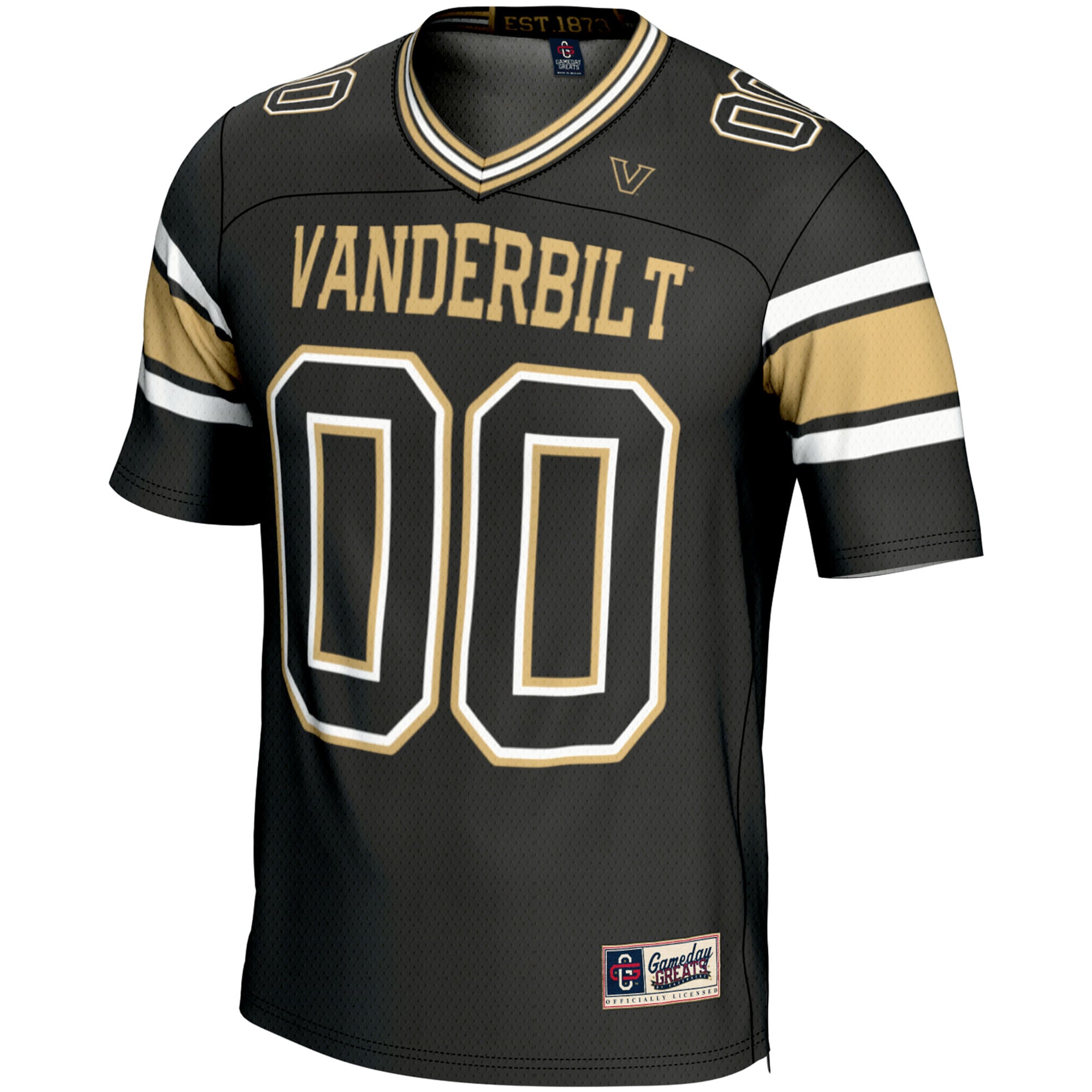 Vanderbilt Commodores Football Jersey Black - front view