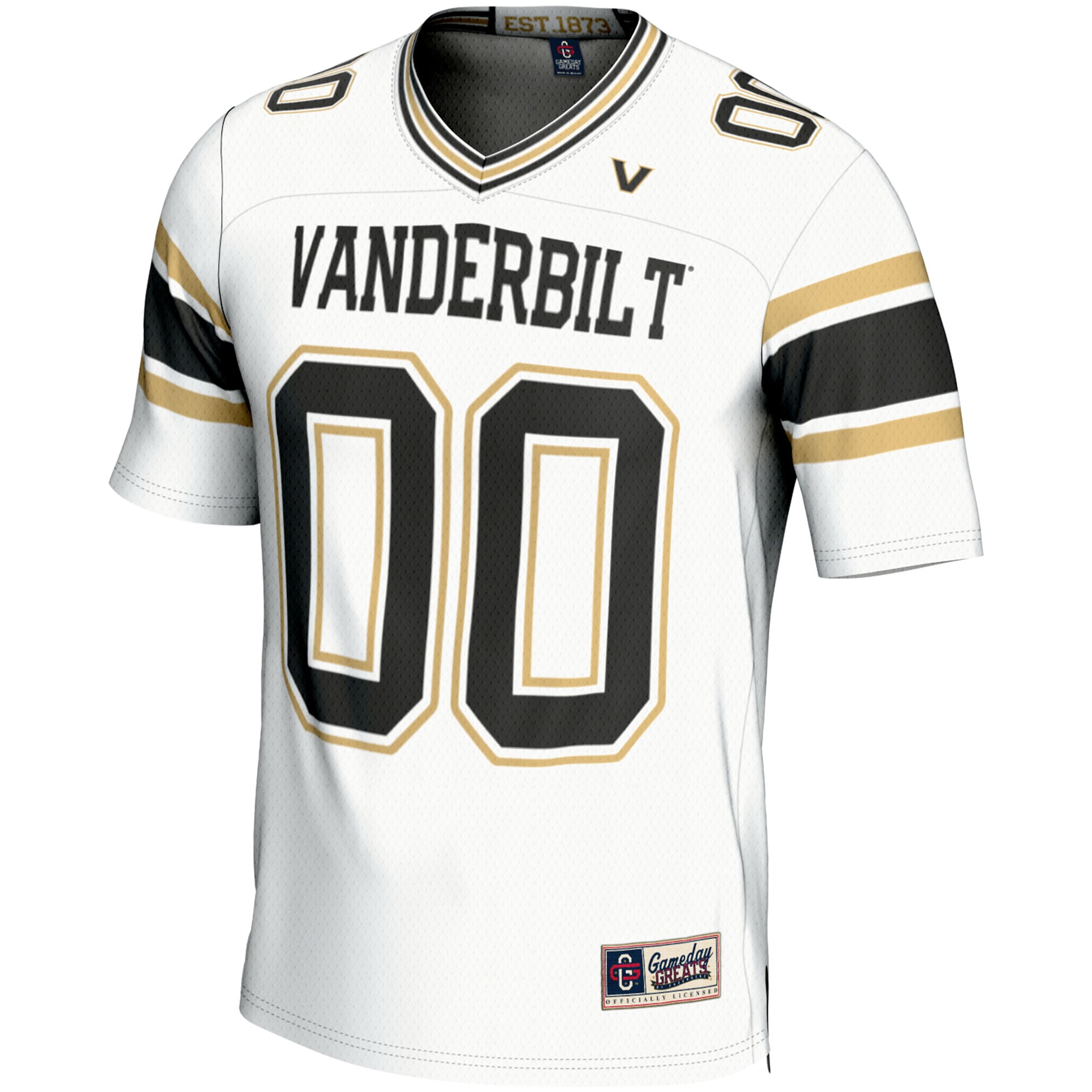 Vanderbilt Commodores Football Jersey White - front view