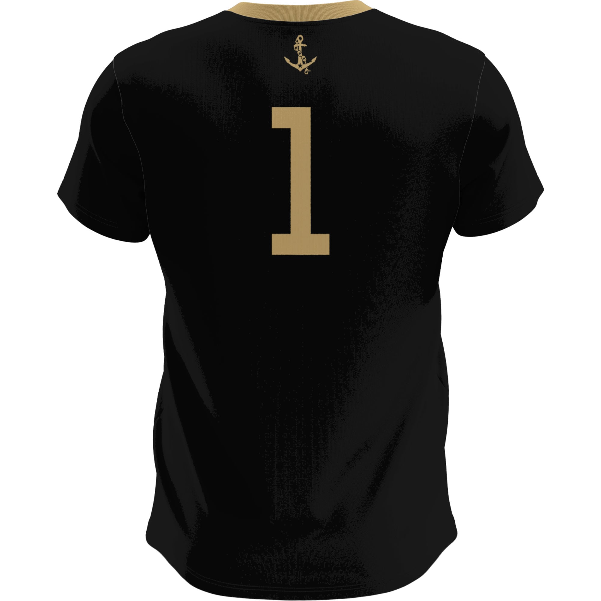 Vanderbilt Commodores Youth Lightweight Soccer Fashion Jersey Black - back view