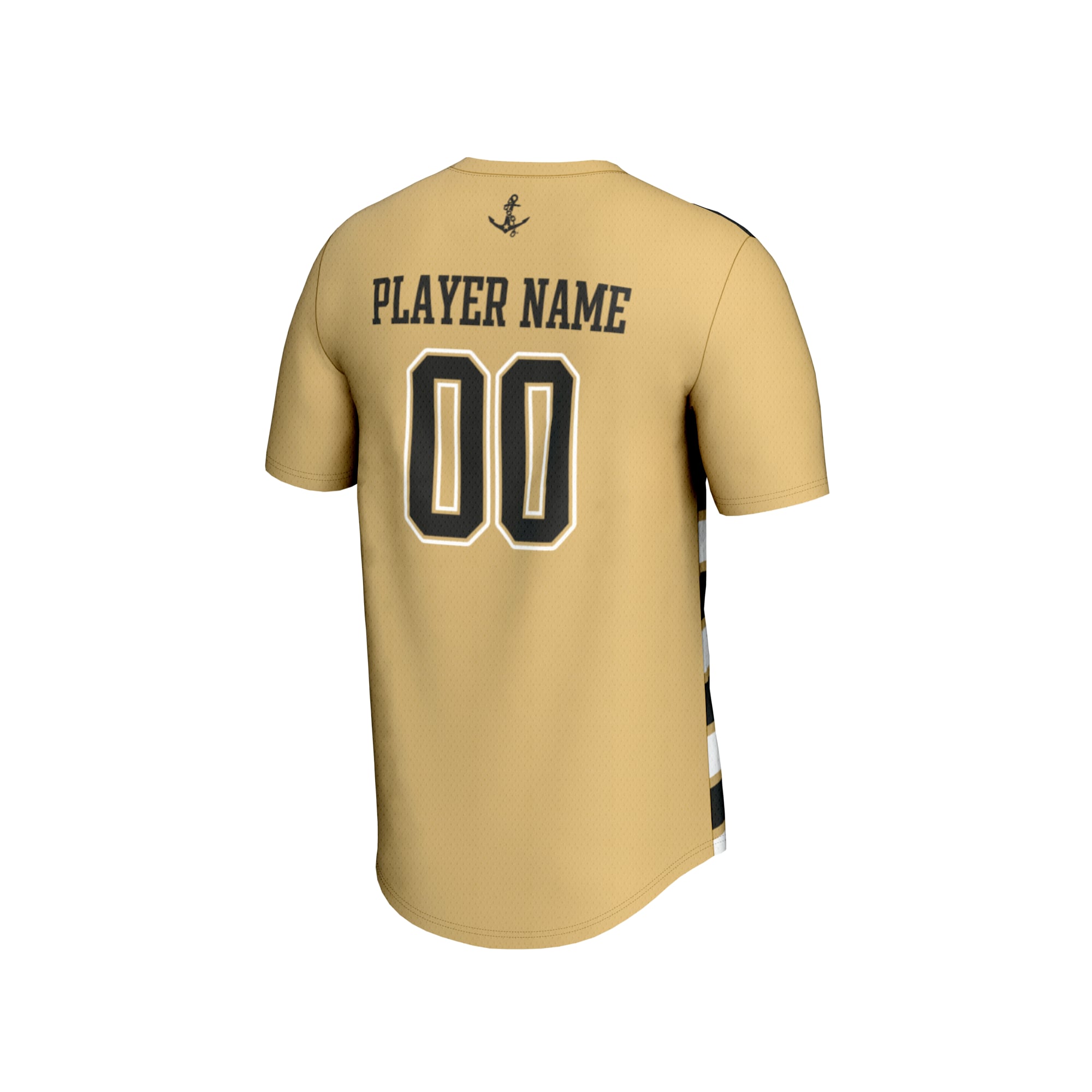Vanderbilt Commodores Unisex Collegiate Women's Soccer Lightweight Fashion Jersey - back view
