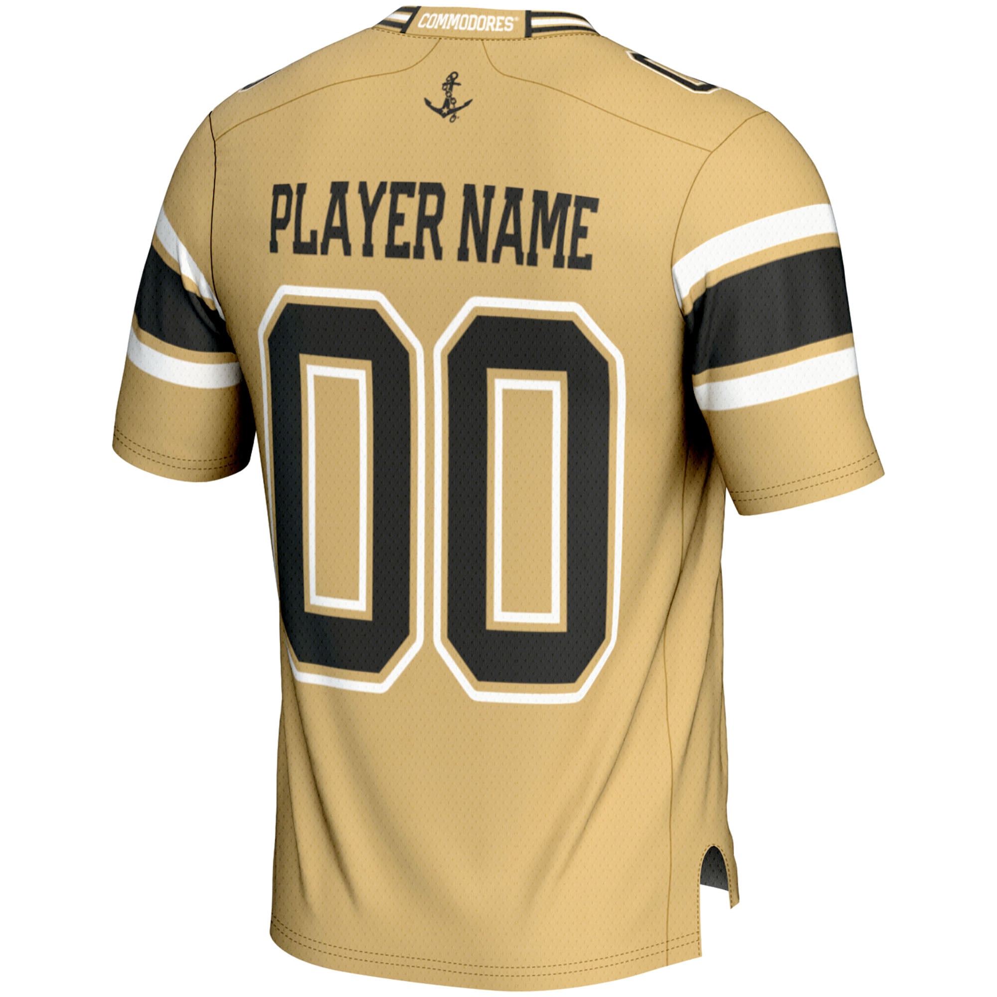 Vanderbilt Commodores Youth Football Jersey Gold - back view