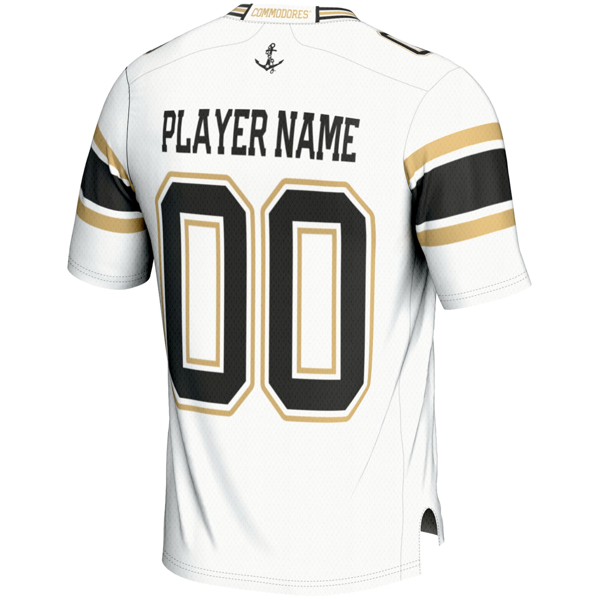 Vanderbilt Commodores Youth Football Jersey White - back view