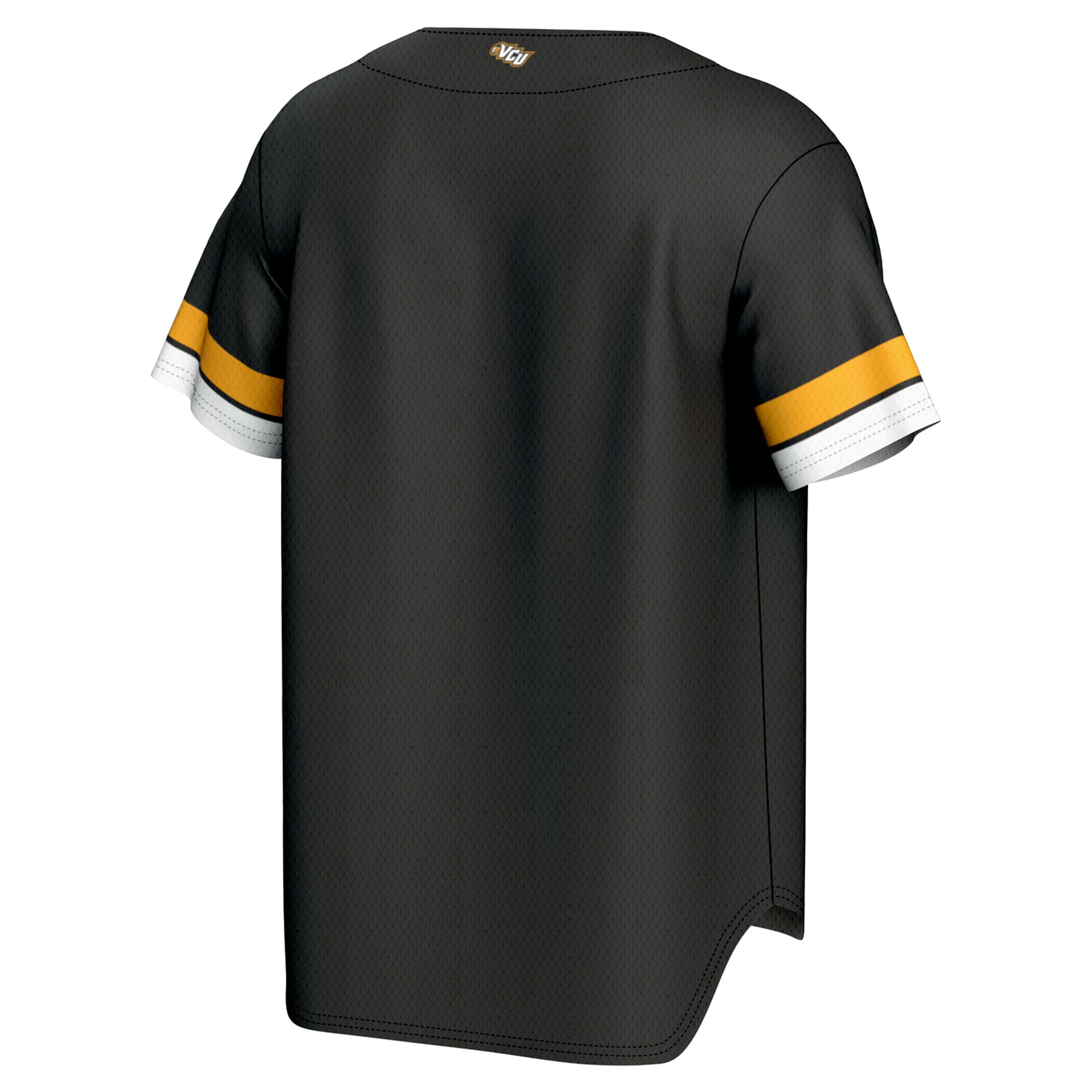 VCU Rams Spirit Baseball Jersey Black - back view
