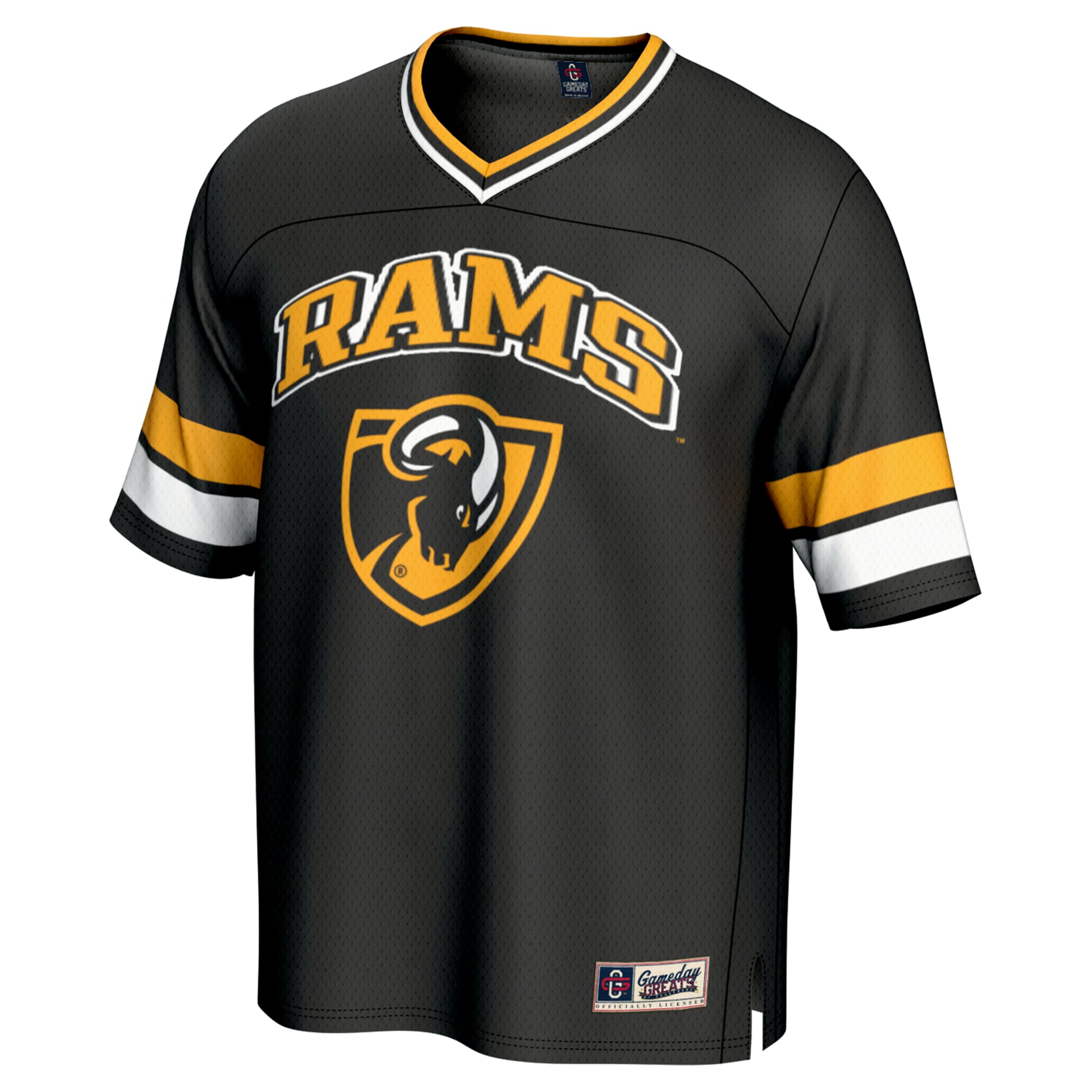 VCU Rams Spirit Football Jersey Black - front view