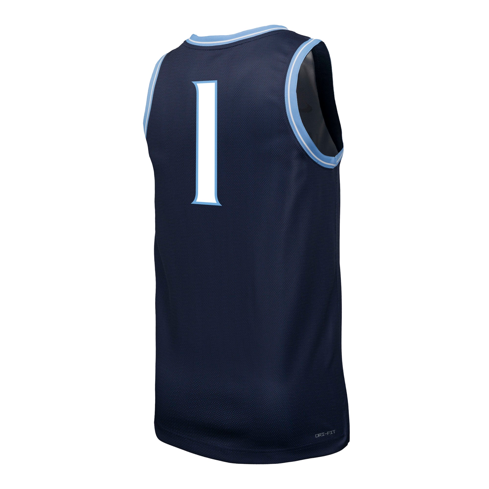 Villanova Wildcats #1 Basketball Jersey Navy - back view