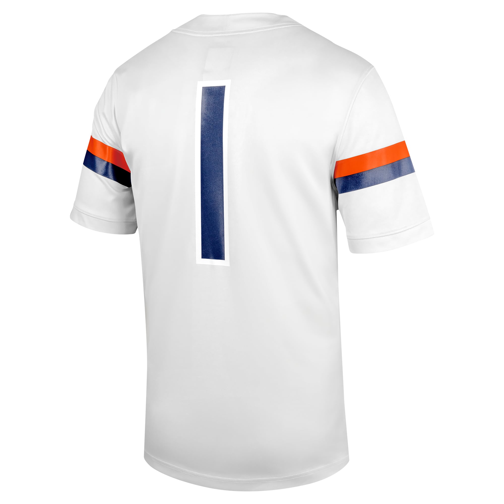 #1 Virginia Cavaliers Football Jersey White - back view