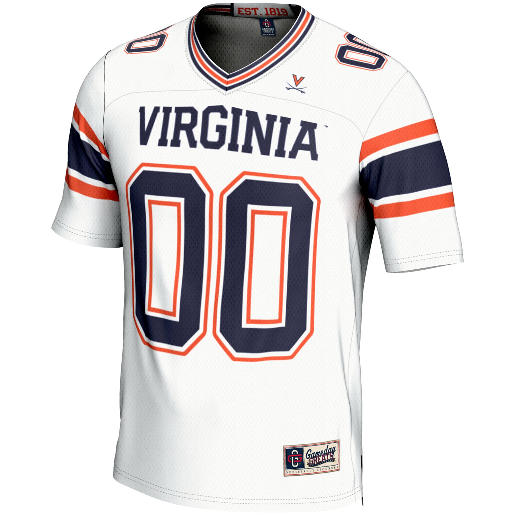 Virginia Cavaliers Football Jersey White - front view