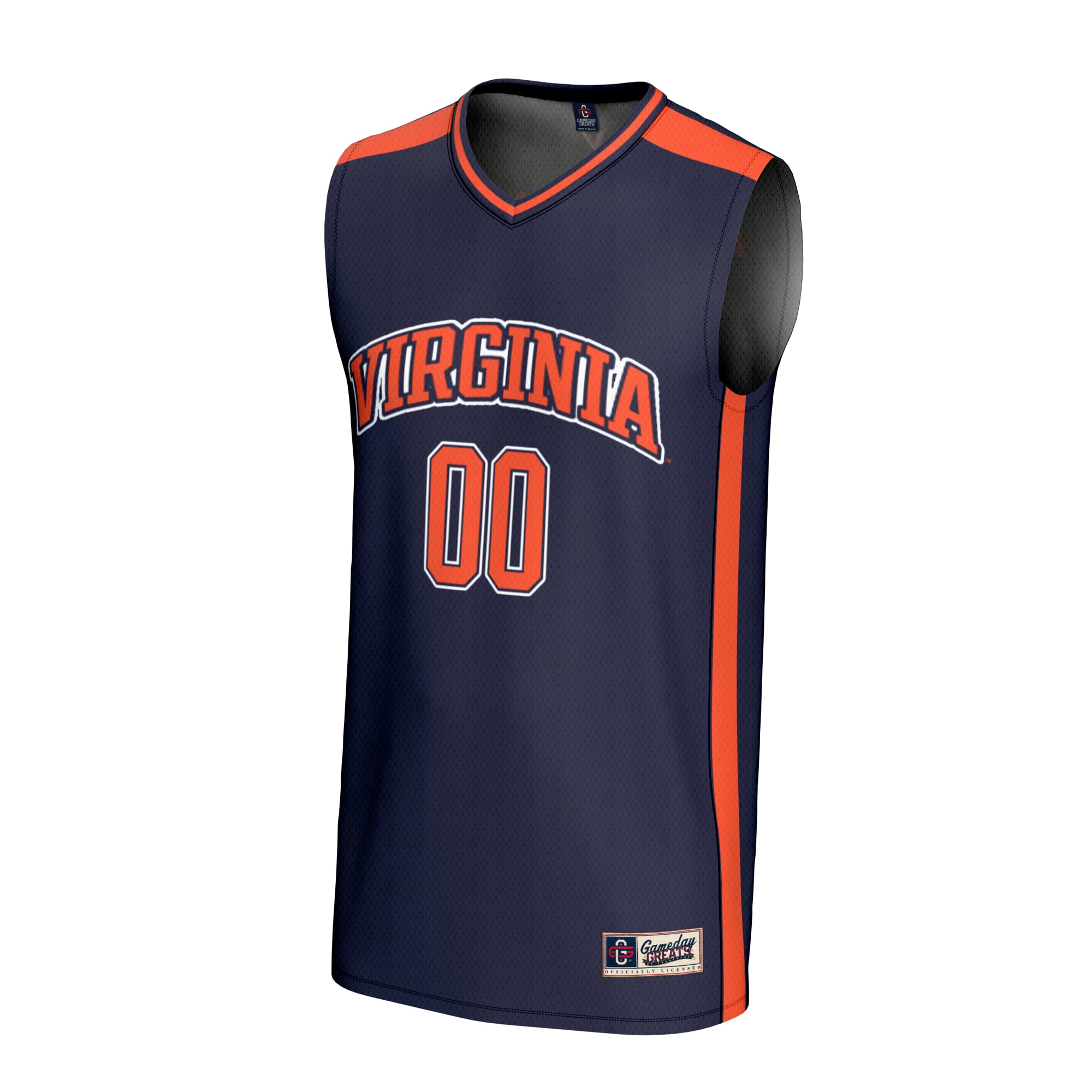 Virginia Cavaliers Lightweight Basketball Fashion Jersey Navy - front view