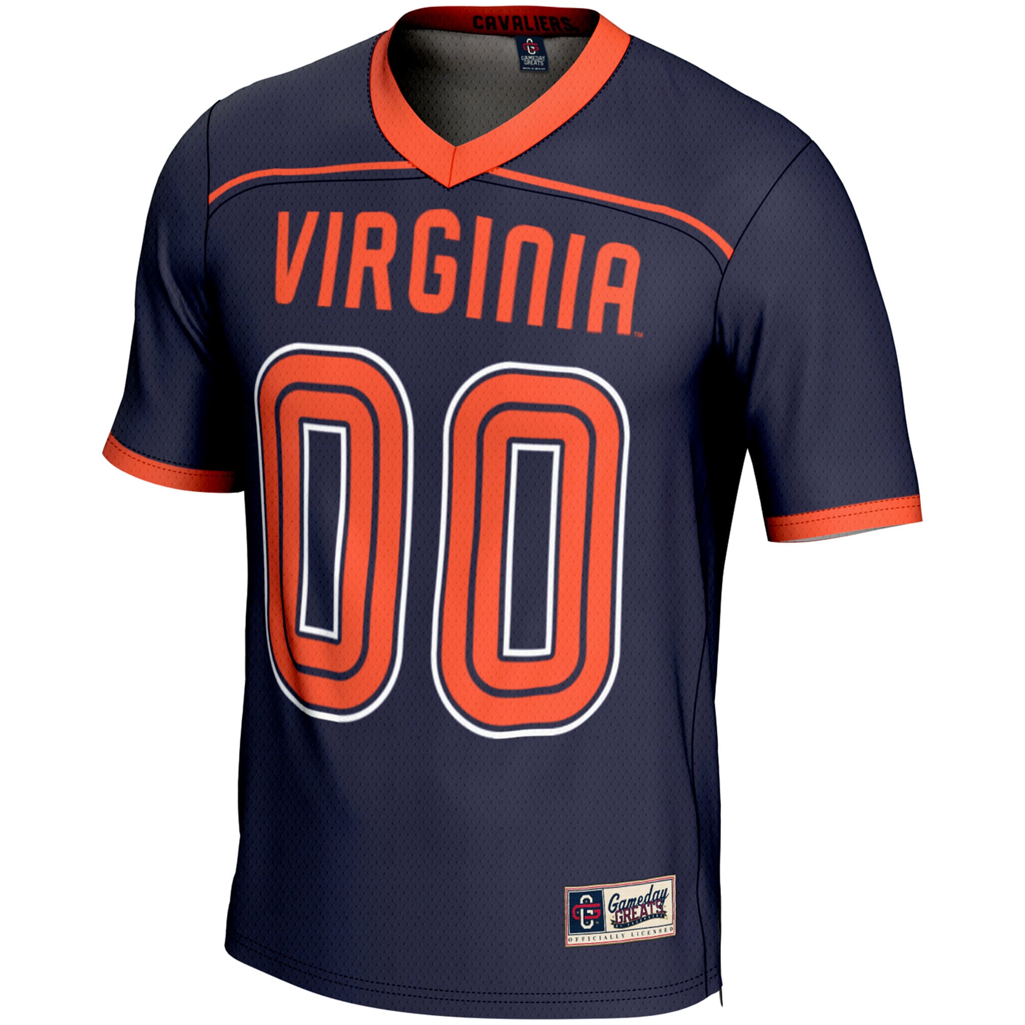 Virginia Cavaliers Lightweight Lacrosse Jersey Navy - front view