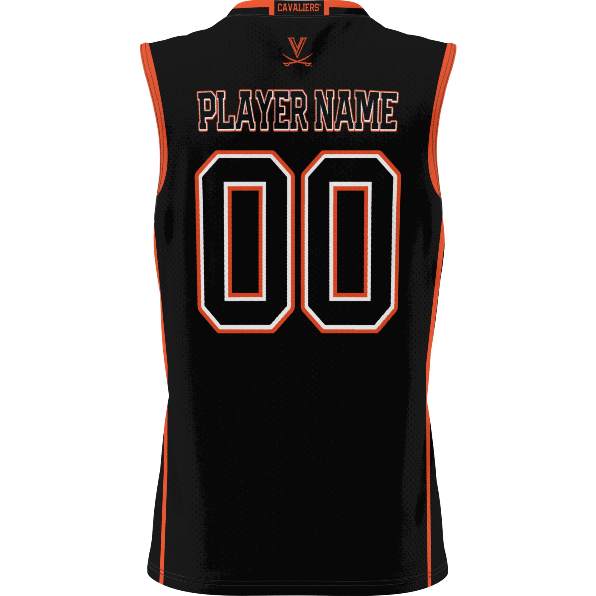 Virginia Cavaliers Men's Basketball Jersey Black - back view