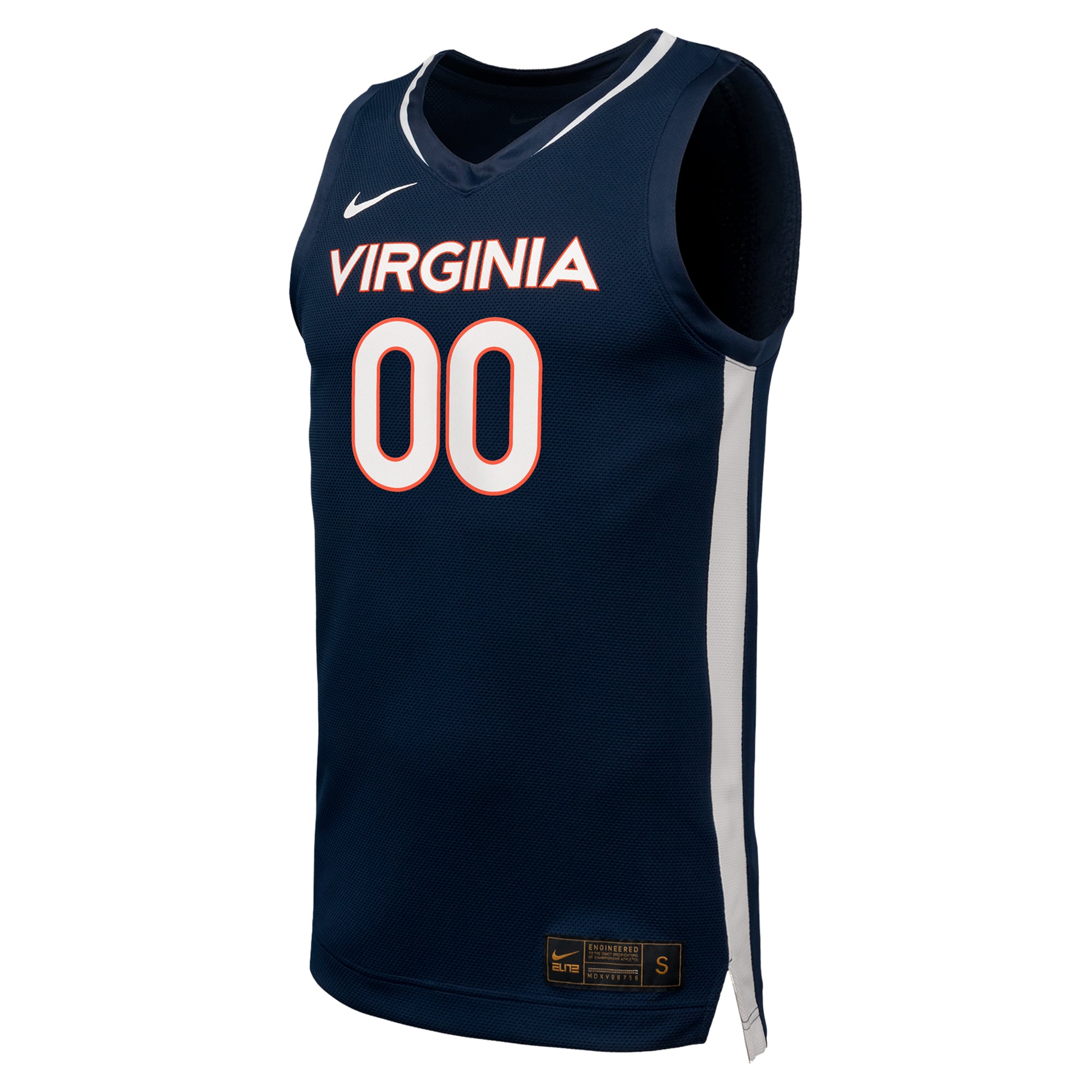Virginia Cavaliers Unisex Basketball Custom Jersey Navy - front view