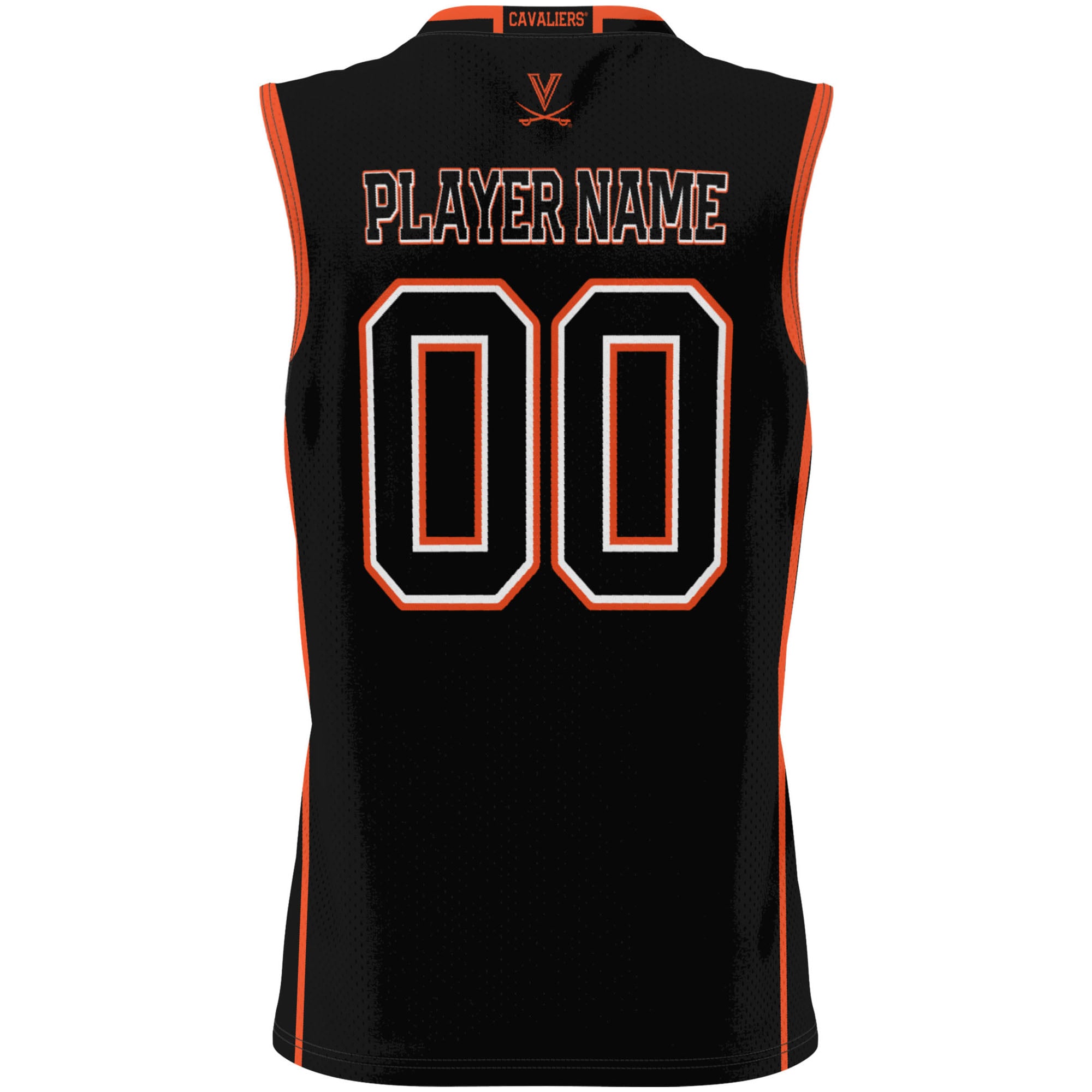 Virginia Cavaliers Youth Lightweight Women's Basketball Jersey Black - back view