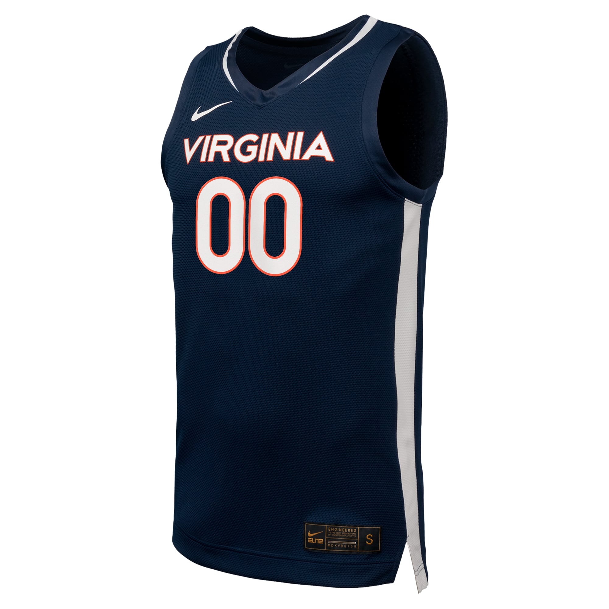 Virginia Cavaliers Unisex Men's Basketball Jersey Navy - front view