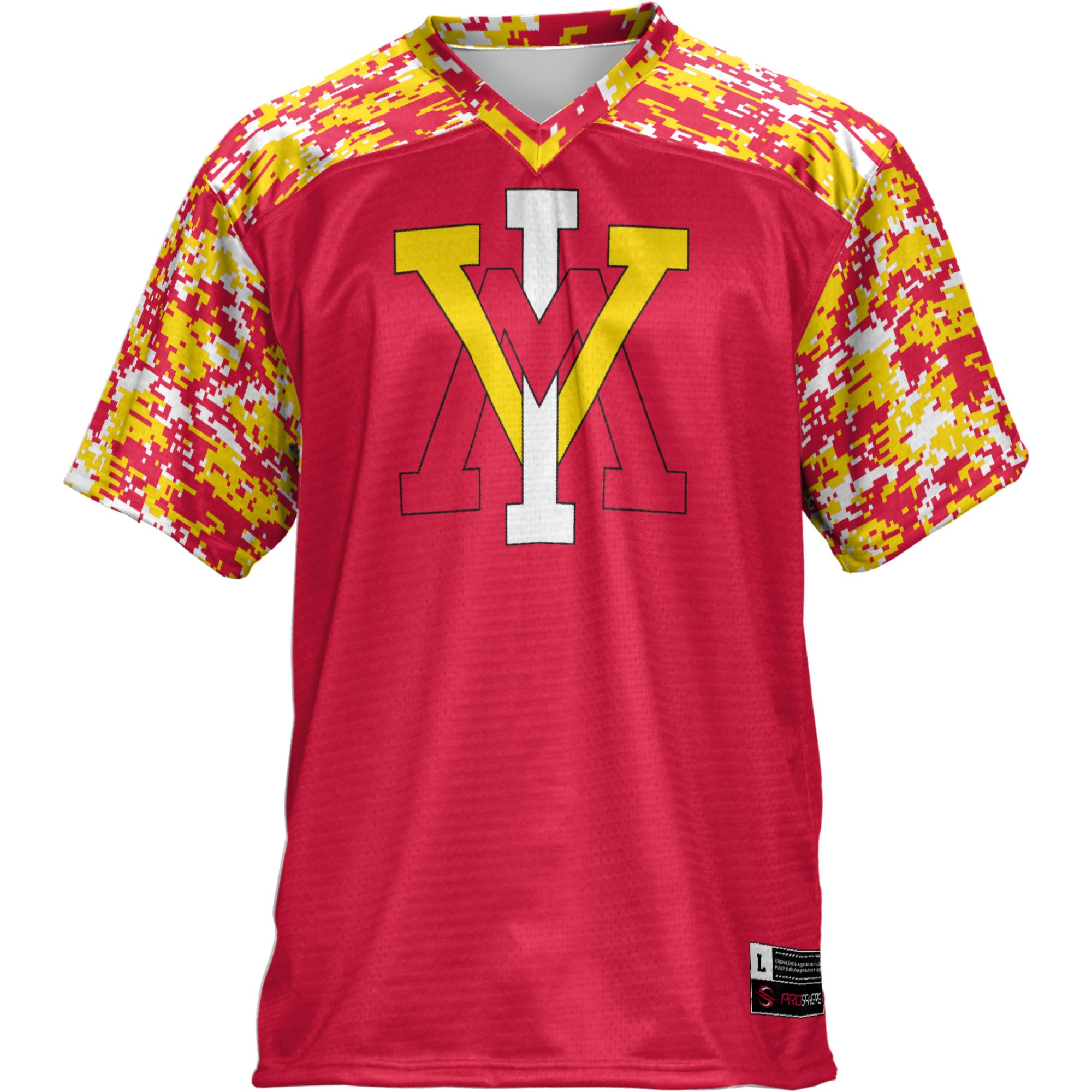 Virginia Military Institute Keydets Football Jersey Red - front view