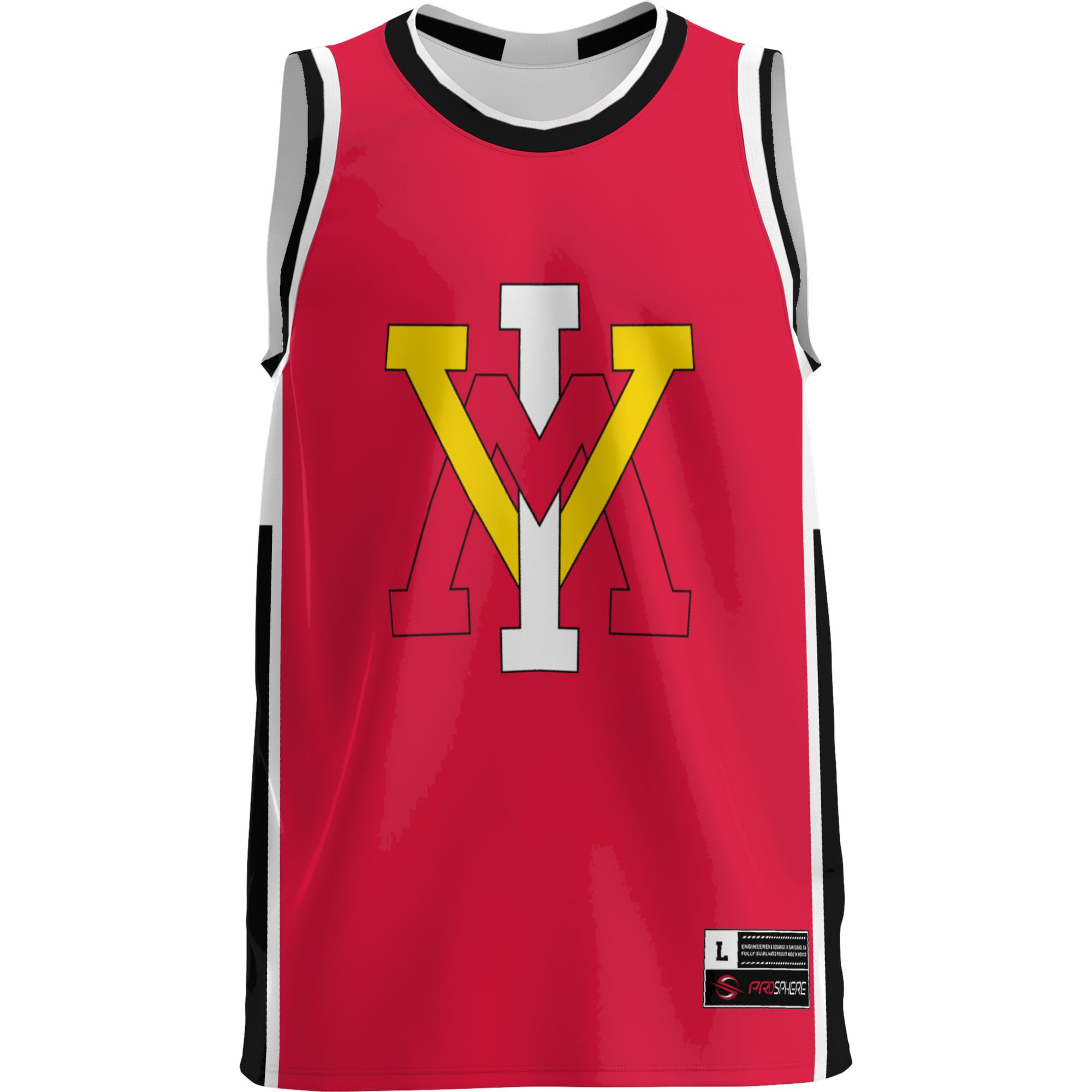 Virginia Military Institute Keydets Lightweight Basketball Jersey Red - front view