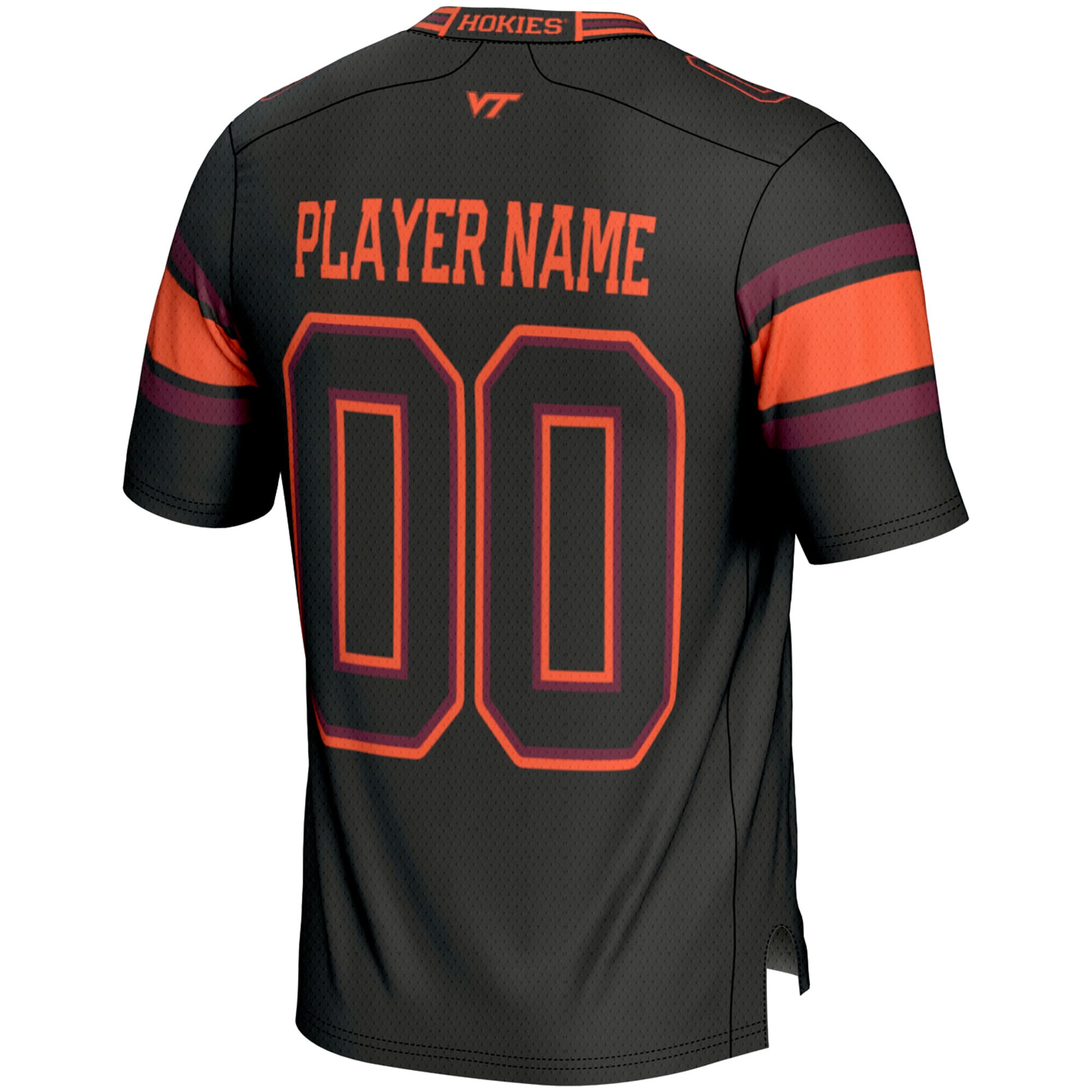 Virginia Tech Hokies Football Jersey Black - back view
