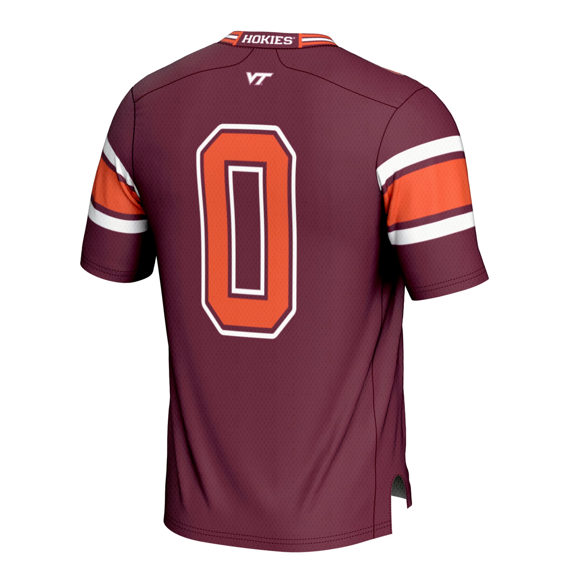 #0 Virginia Tech Hokies Youth Football Jersey Maroon - back view