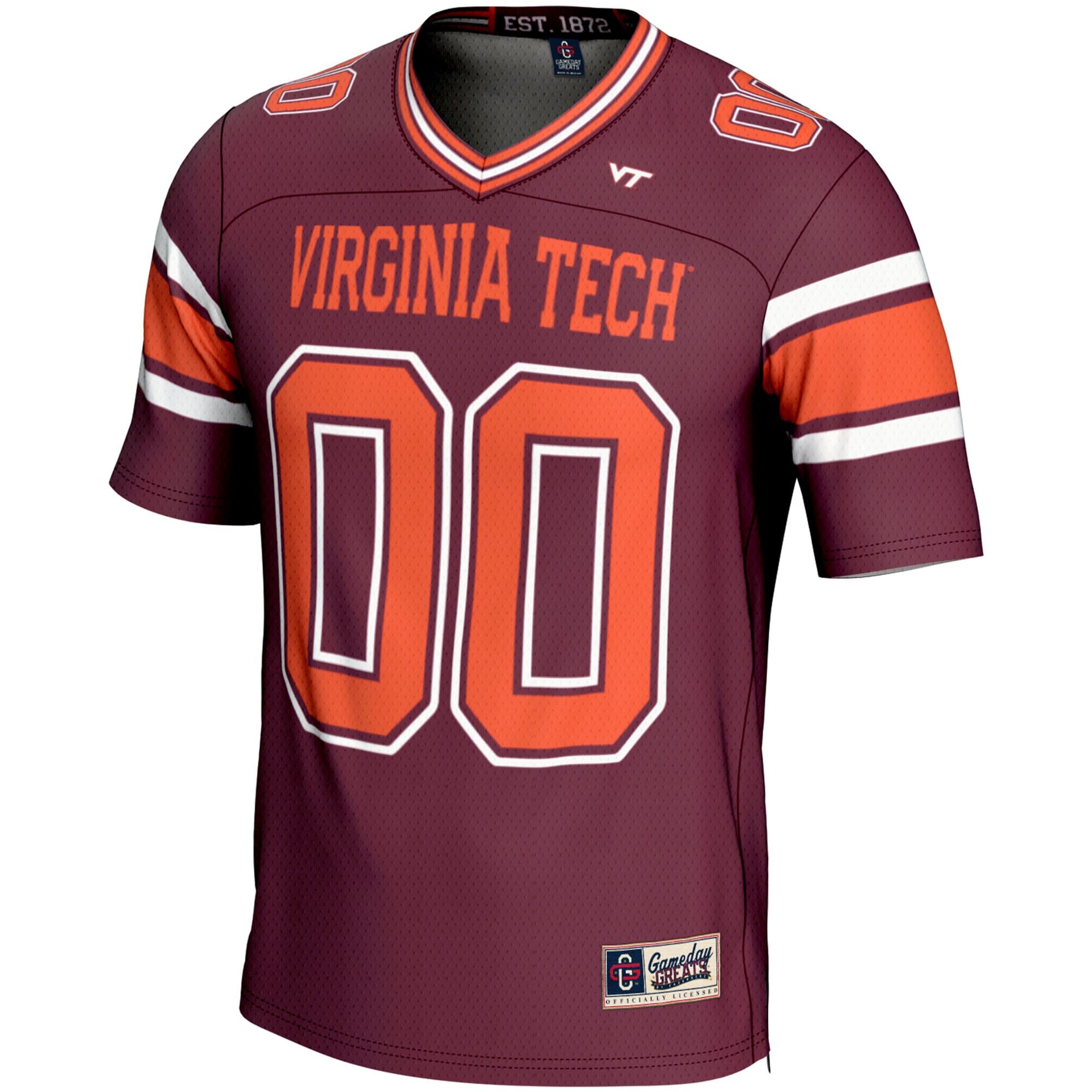 Virginia Tech Hokies Youth Football Jersey Maroon - front view