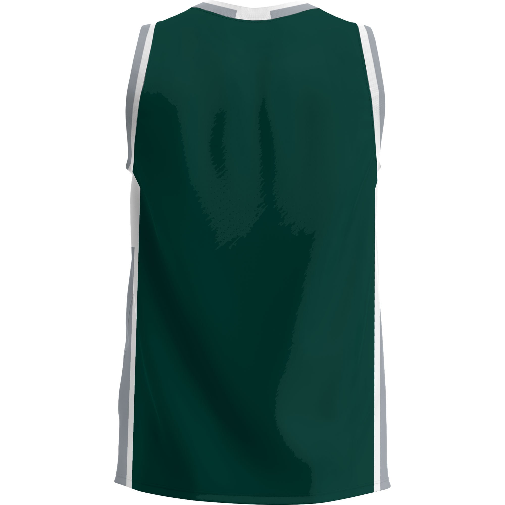 Wagner College Seahawks Lightweight Basketball Jersey Green - back view