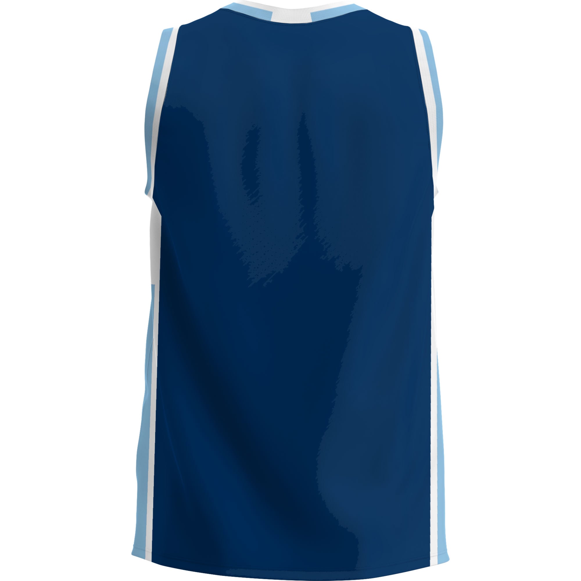 Washburn Ichabods Lightweight Basketball Jersey Blue - back view