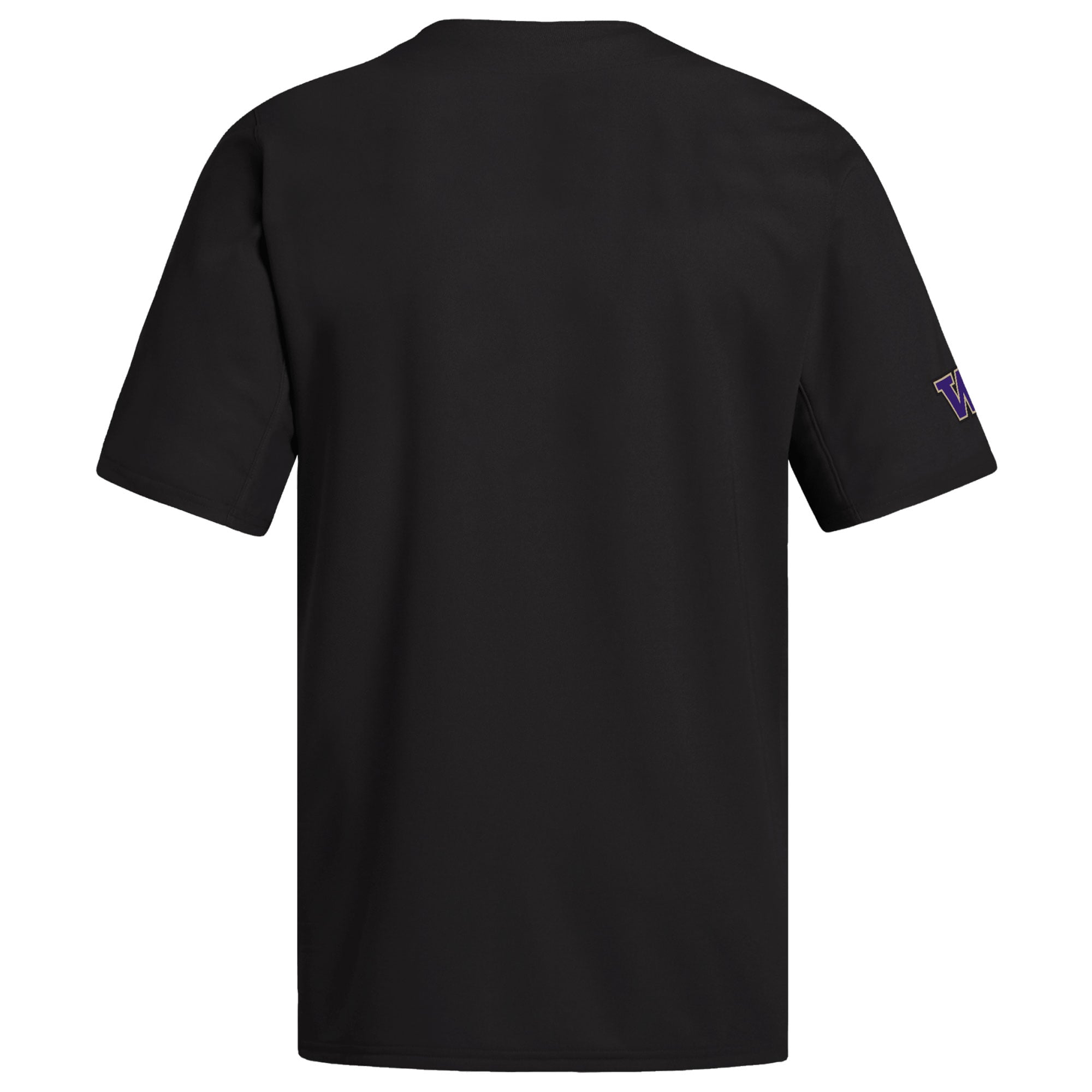 Washington Huskies Baseball Jersey Black - back view