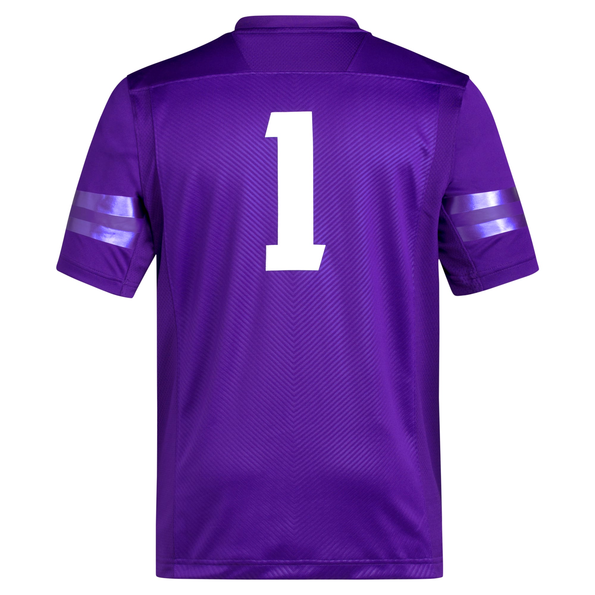 #1 Washington Huskies Football Jersey Purple - back view